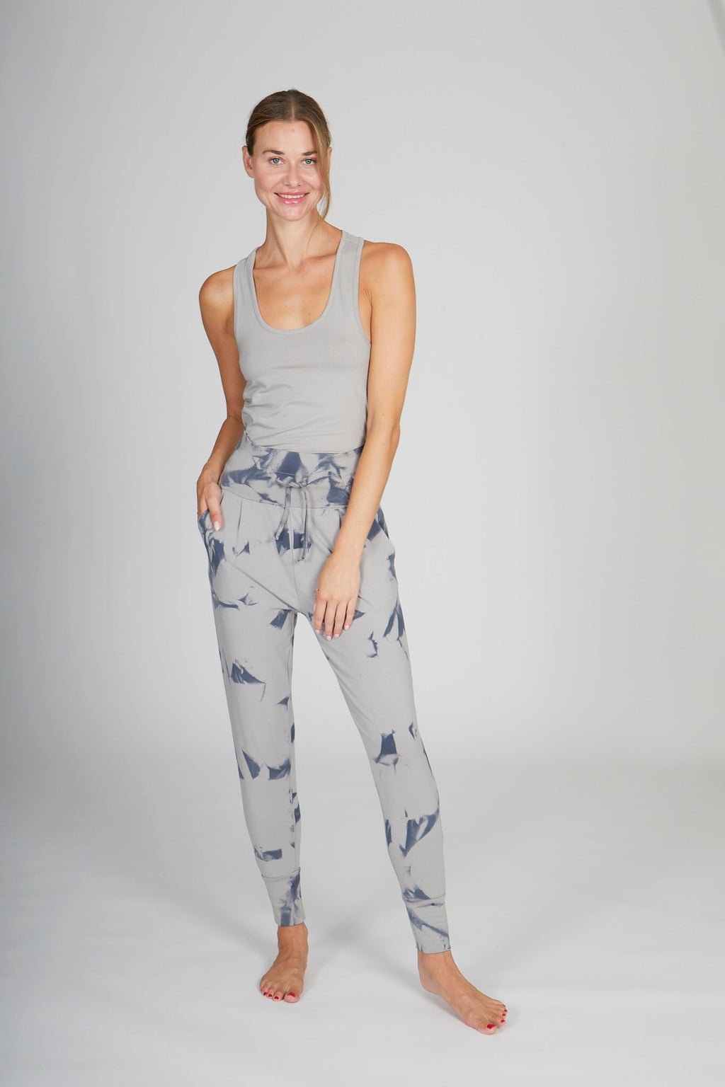 Cosy Pants batik stone