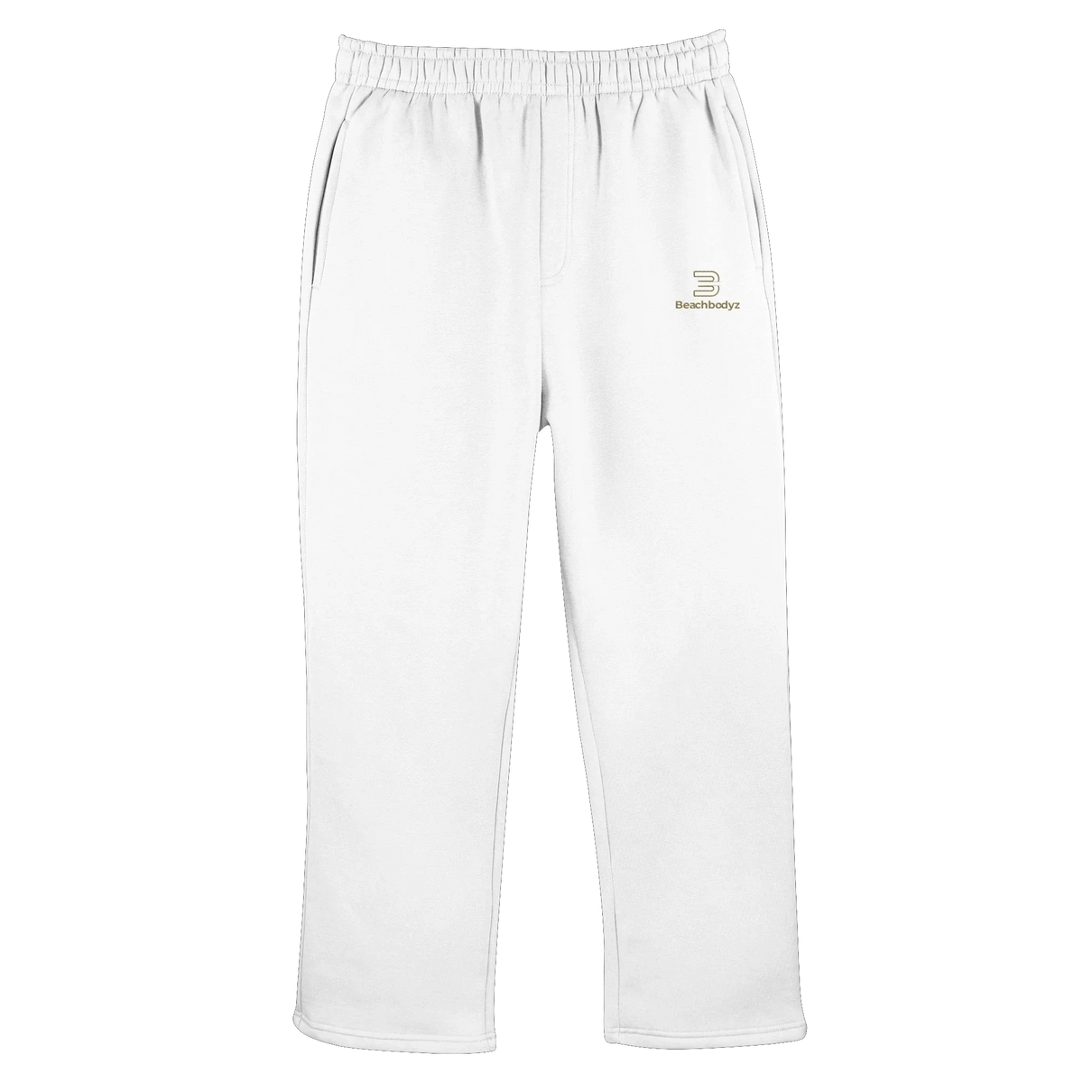 Silence Jogginghose – goldene Stickerei