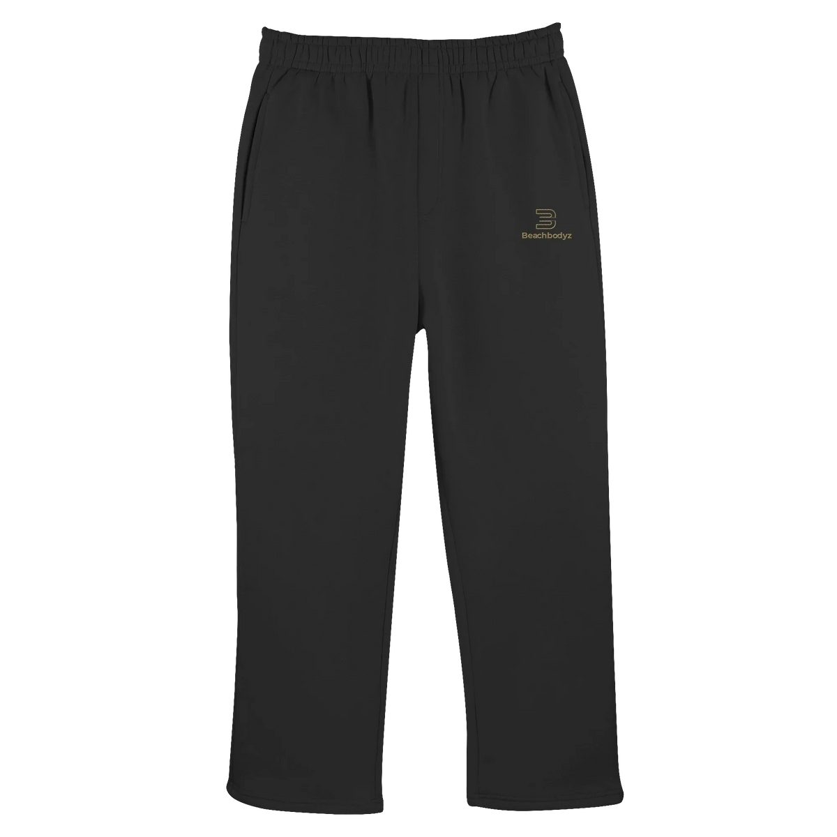 Silence Jogginghose – goldene Stickerei