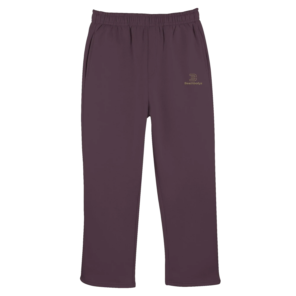 Silence Jogginghose – goldene Stickerei