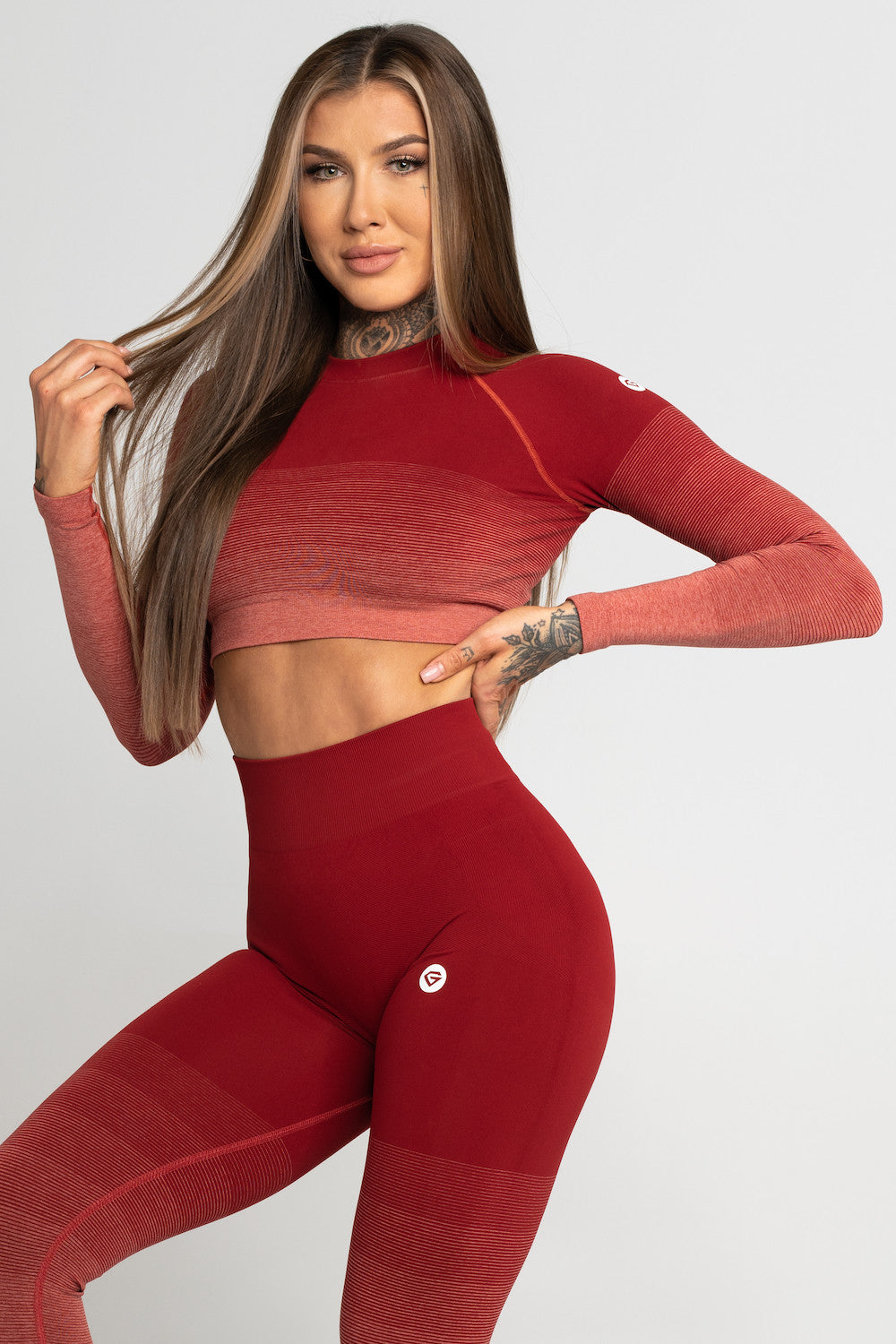 Rashguard - Burgundy Ombre