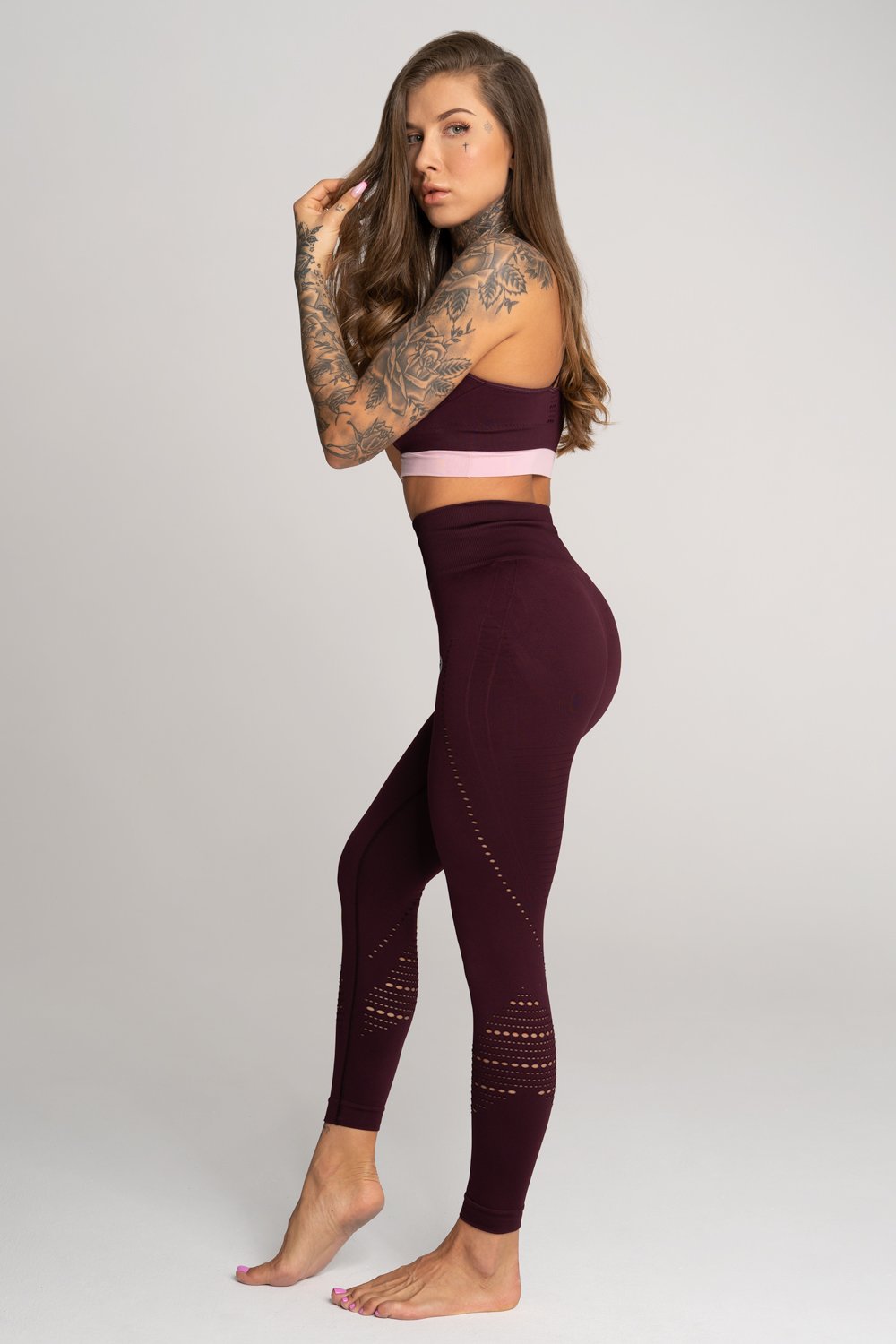 Seamless Leggings – Vino Rosso