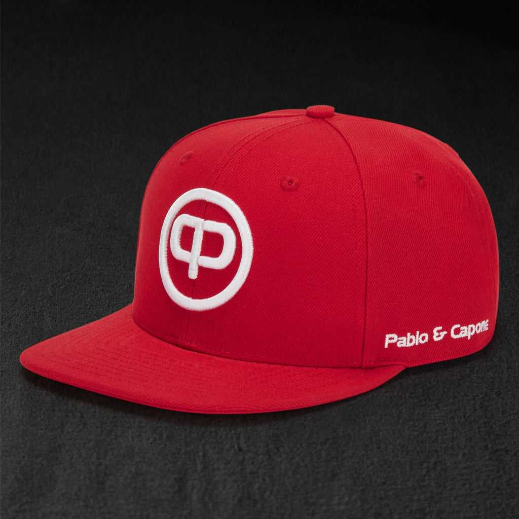 Snapback Cap - Red & White