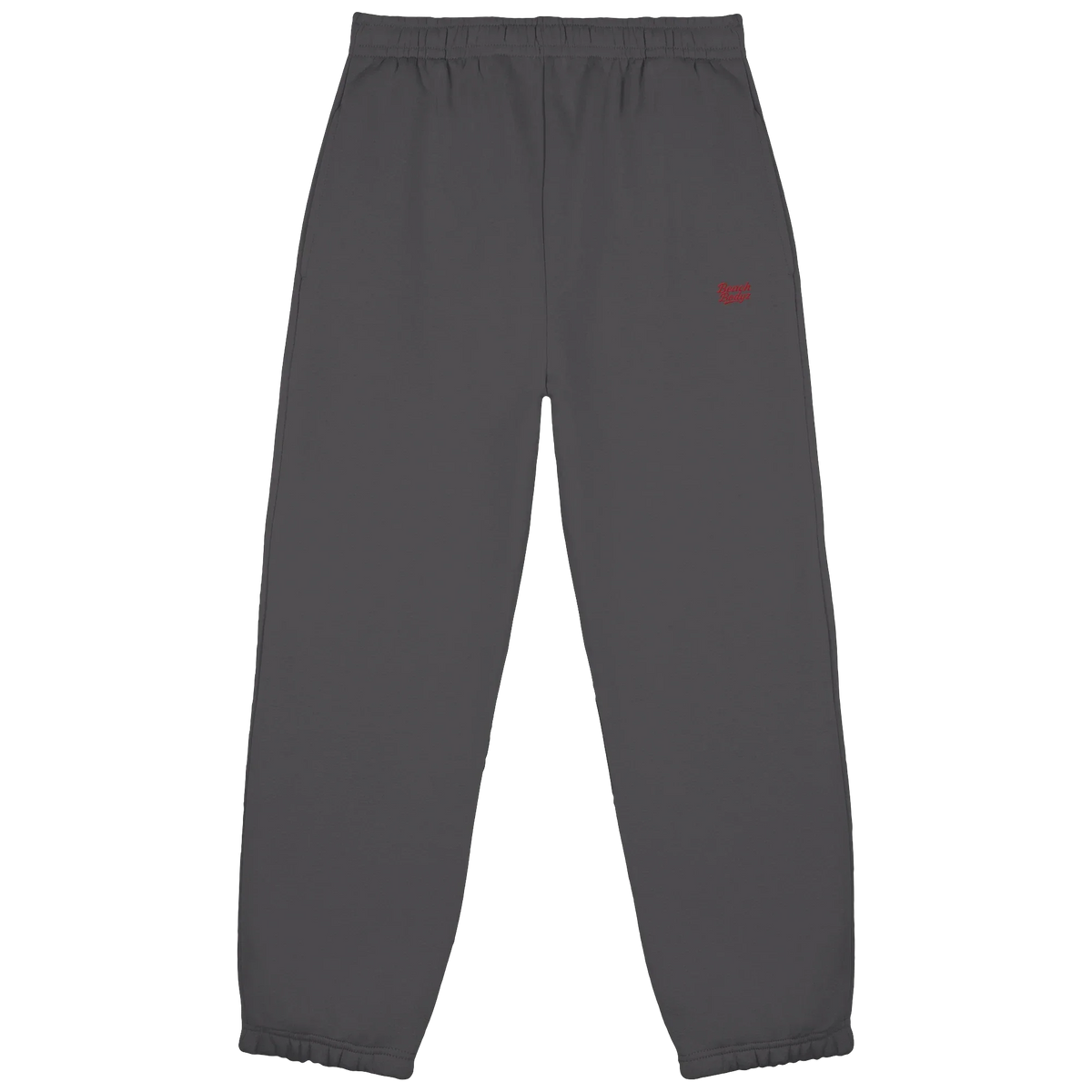 Power Fluffy Jogginghose – rote Stickerei