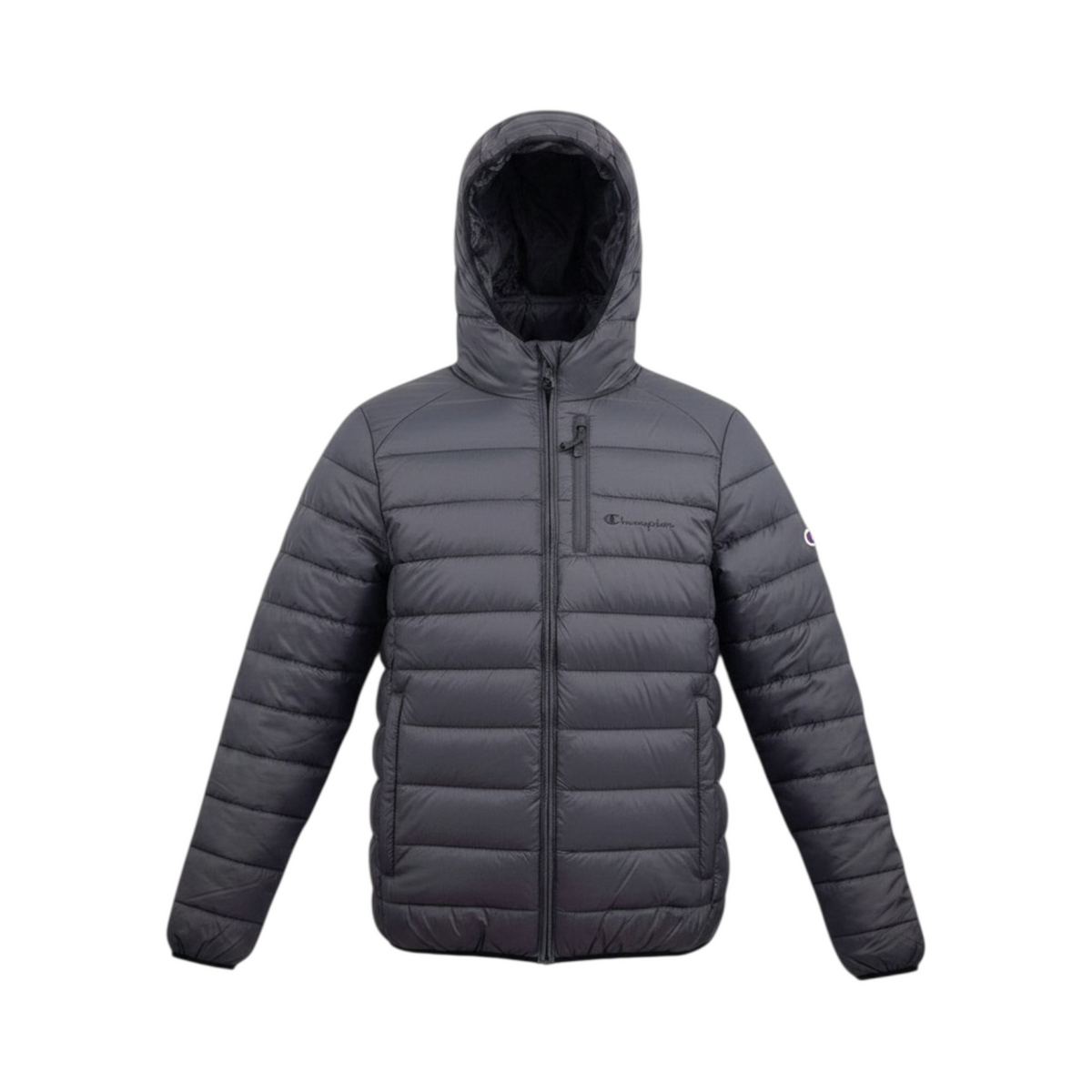 Champion Men's Hooded Jacket — Grey