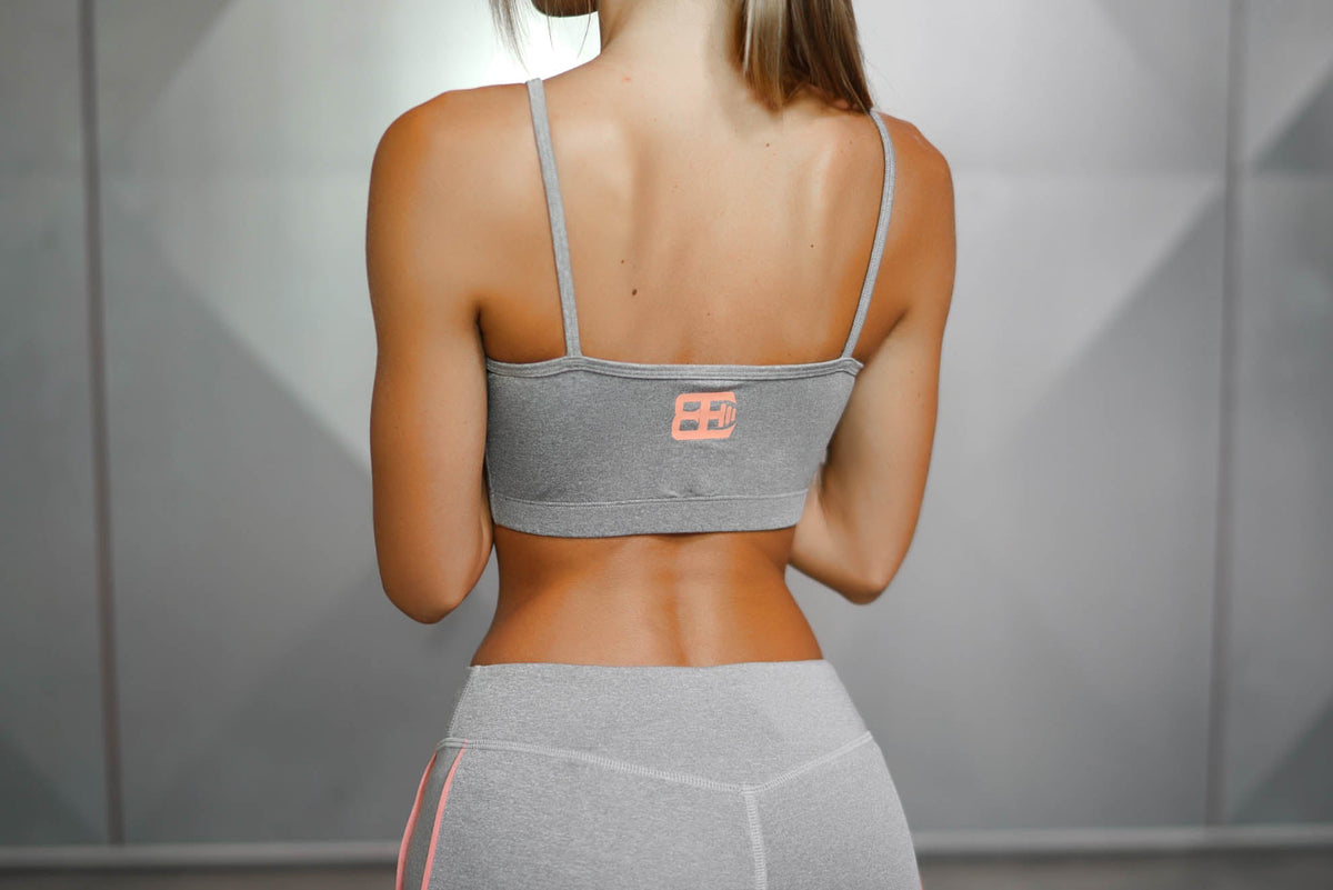 Comfort Crop Top – Grey Melange
