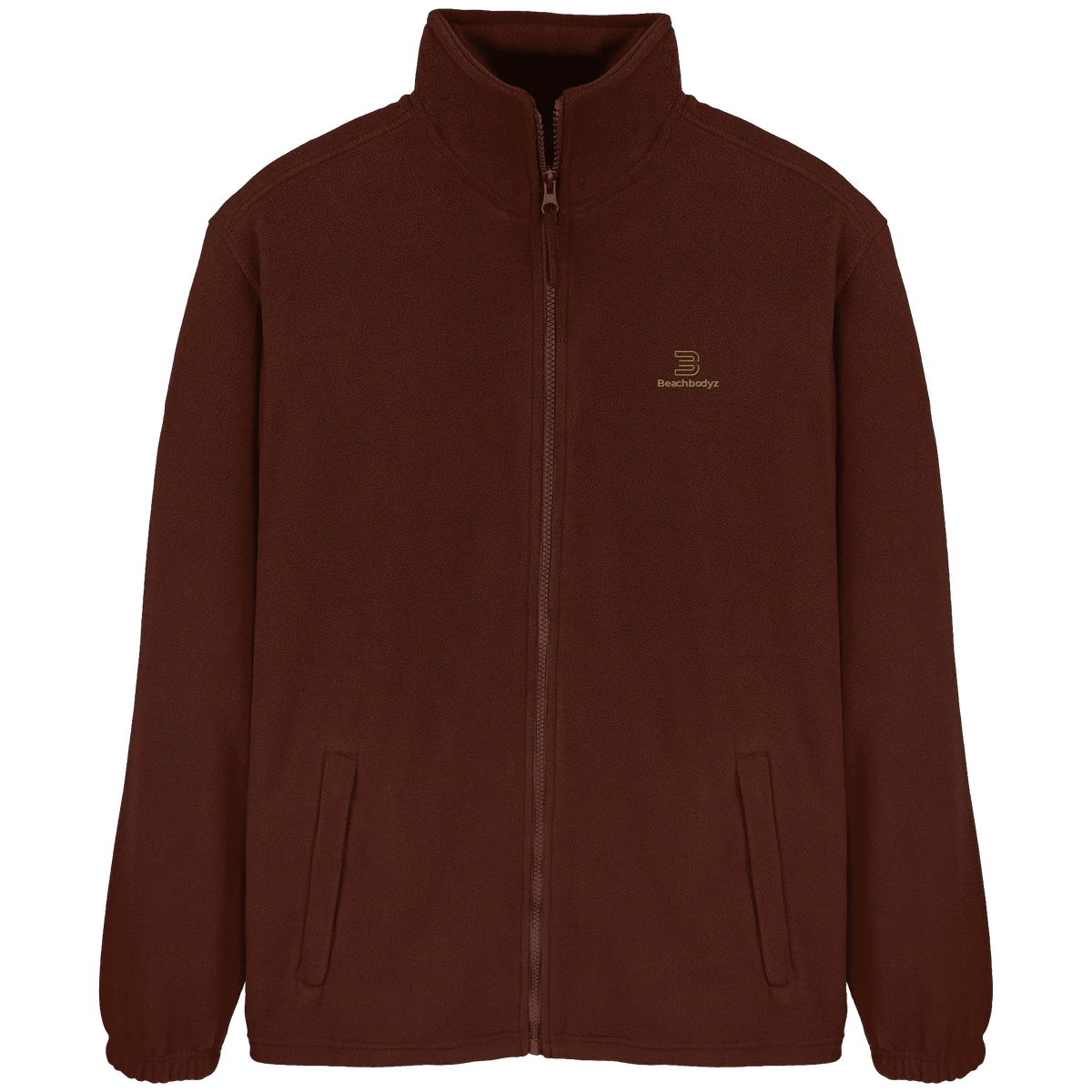 Silence Fleecejacke – goldene Stickerei