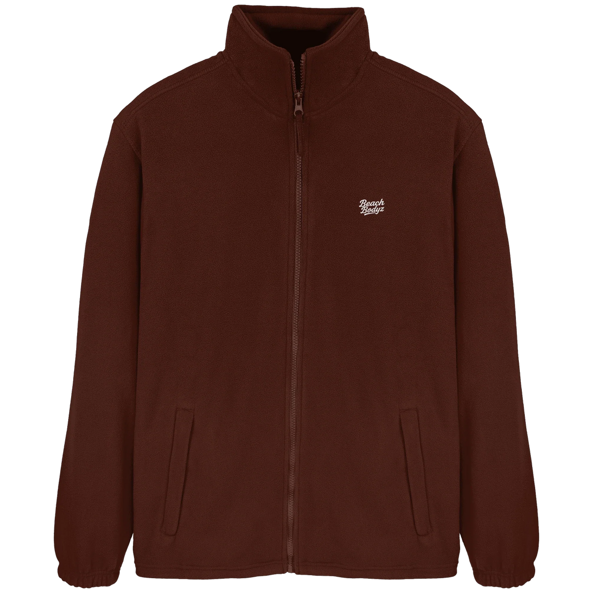 Signature Fleecejacke – weiße Stickerei