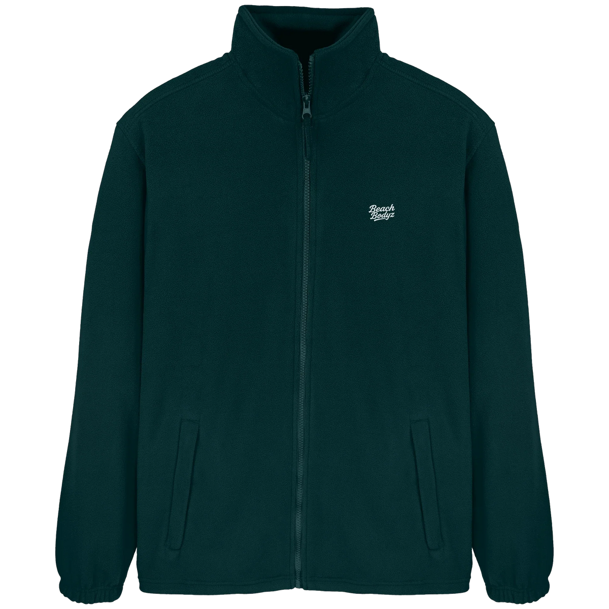 Signature Fleecejacke – weiße Stickerei