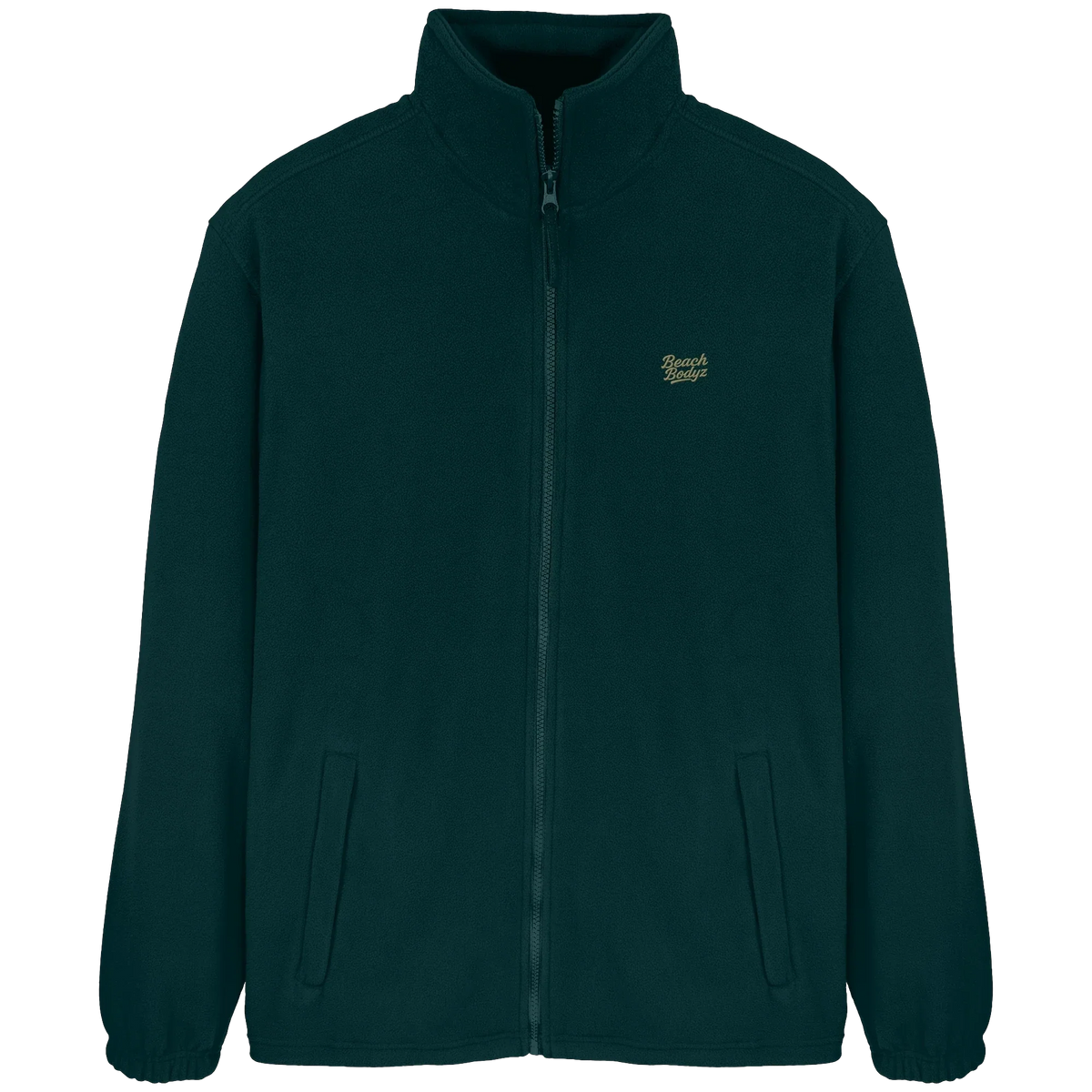 Authentic Fleecejacke – goldene Stickerei
