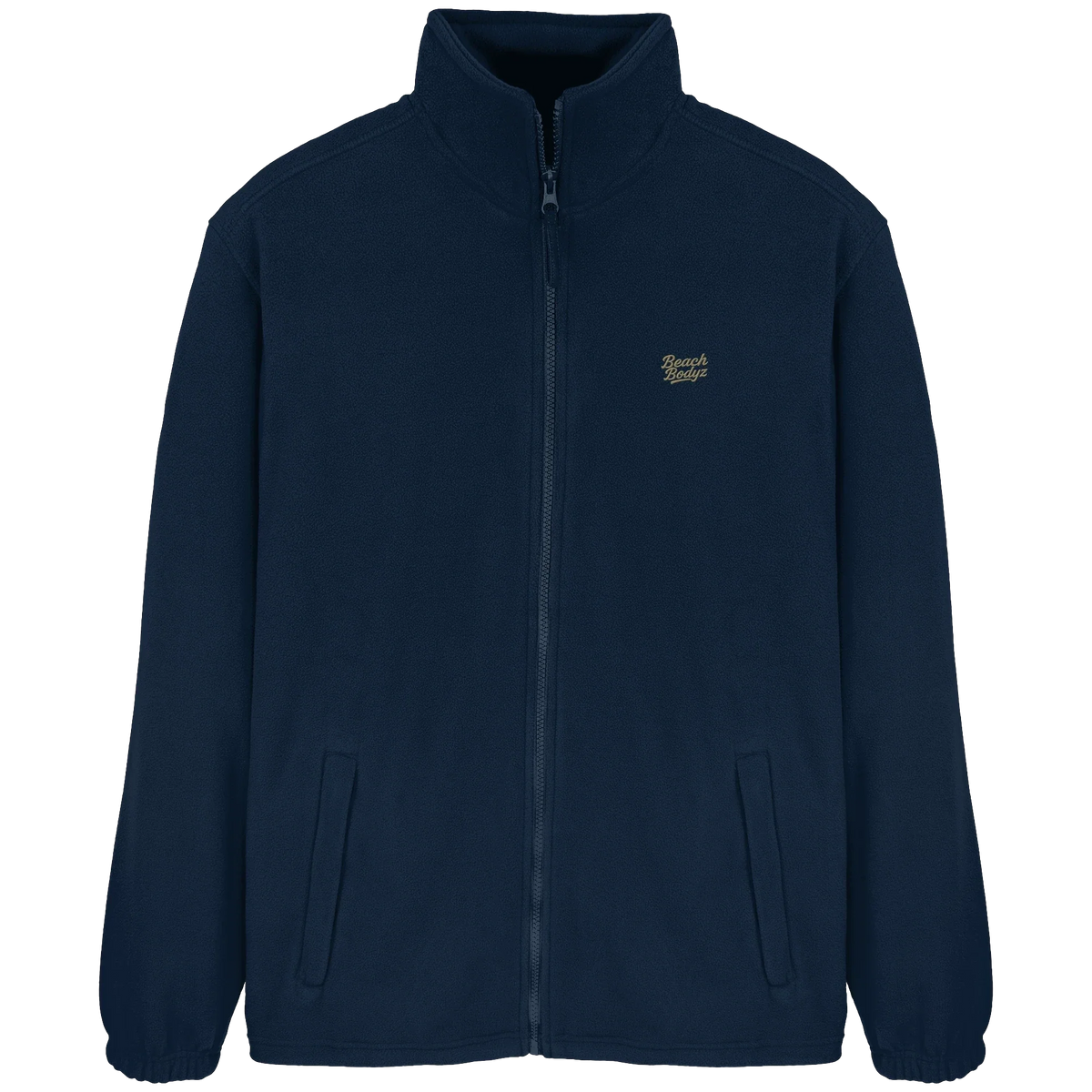 Authentic Fleecejacke – goldene Stickerei