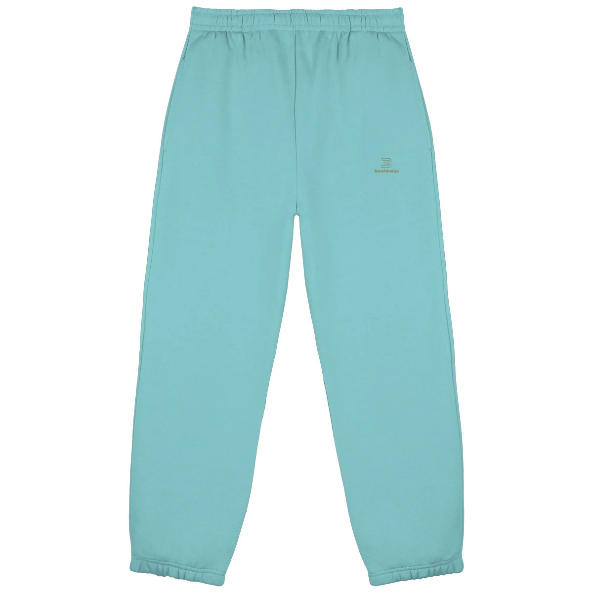 Silence Fluffy Jogginghose – goldene Stickerei