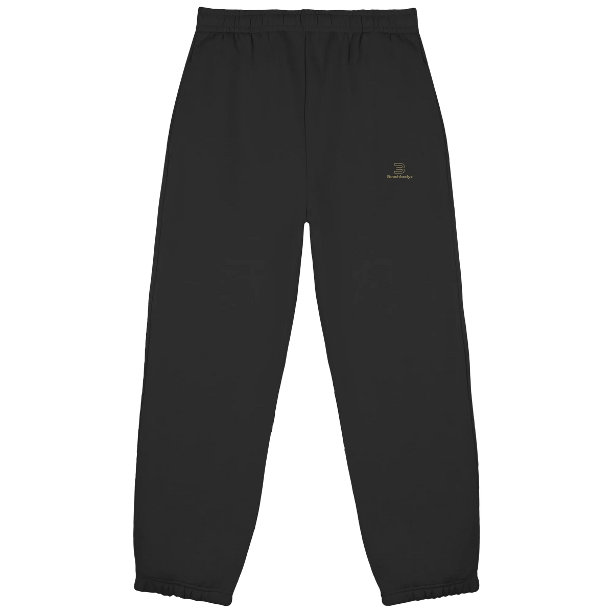 Silence Fluffy Jogginghose – goldene Stickerei