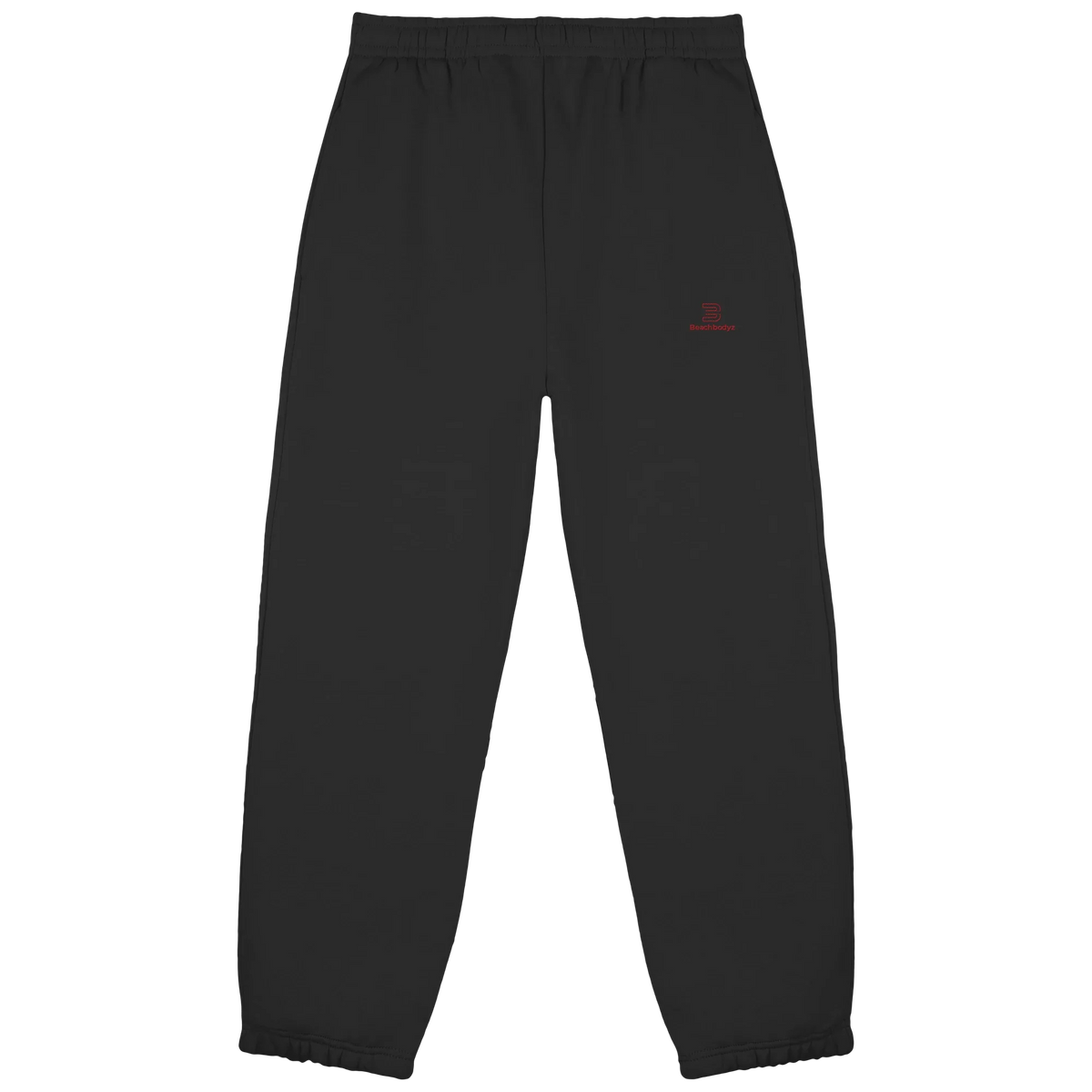 Essential Fluffy Jogginghose – rote Stickerei
