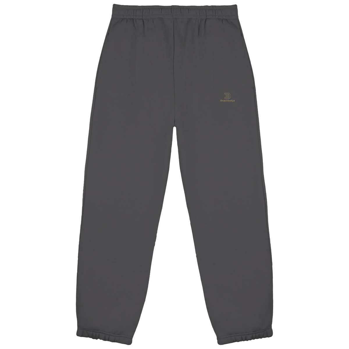 Silence Fluffy Jogginghose – goldene Stickerei