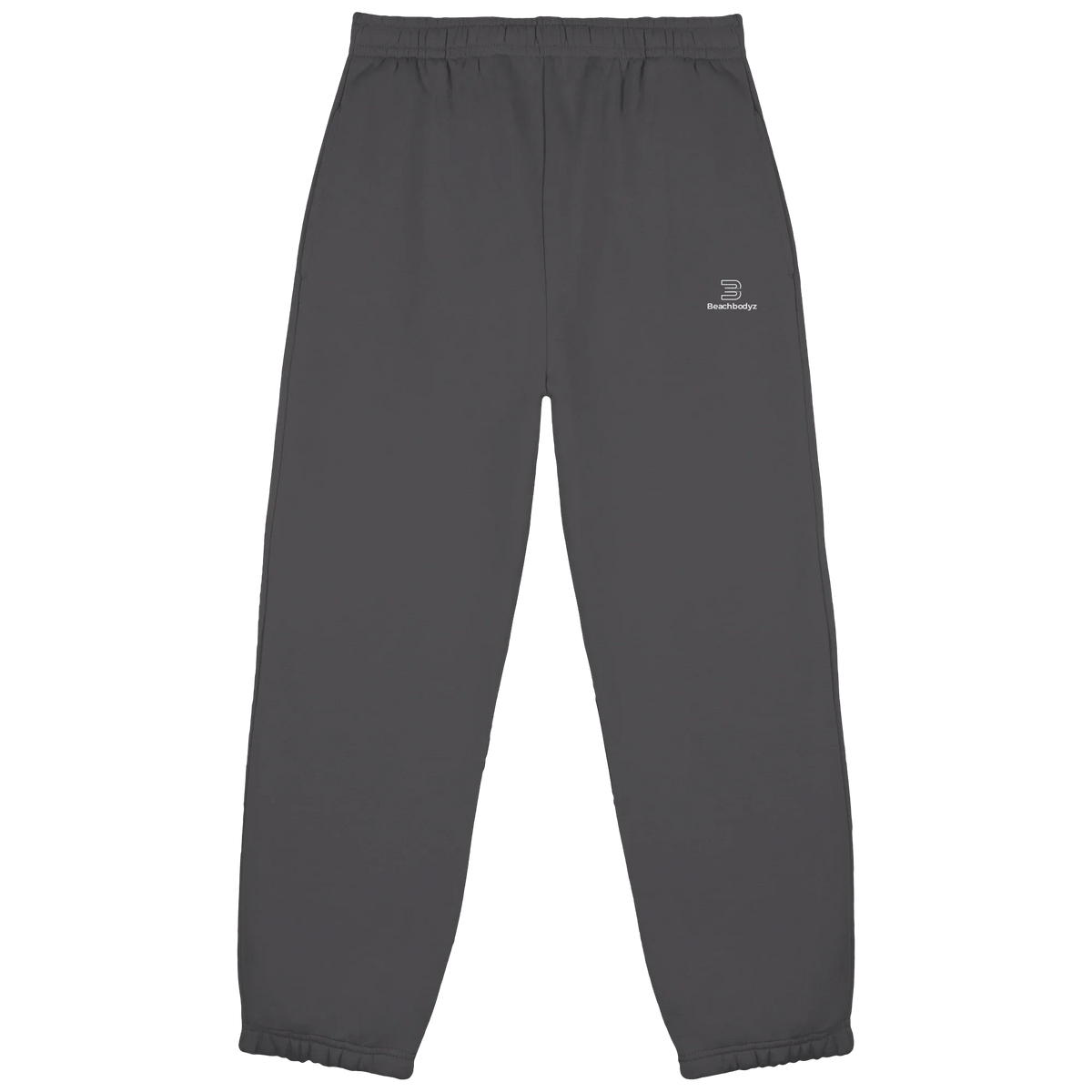 Identity Fluffy Jogginghose – weiße Stickerei