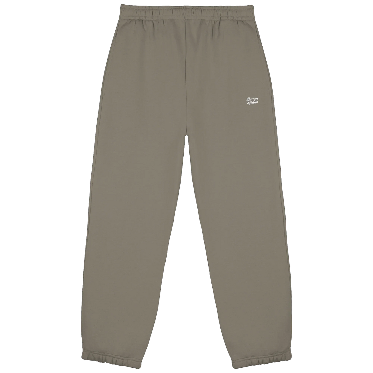 Signature Fluffy Jogginghose – weiße Stickerei