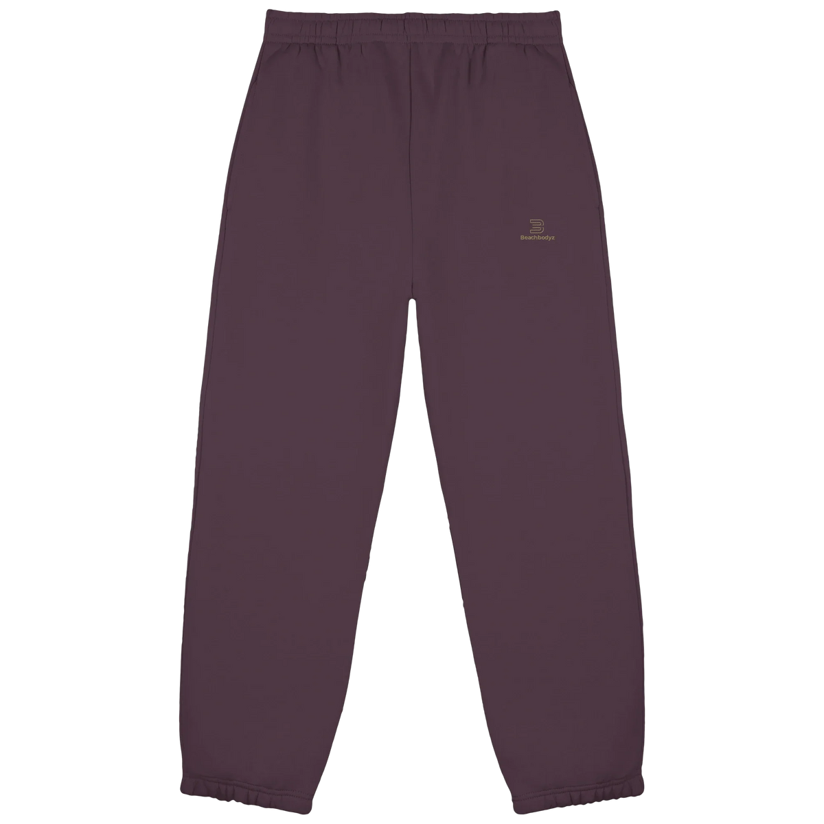 Silence Fluffy Jogginghose – goldene Stickerei