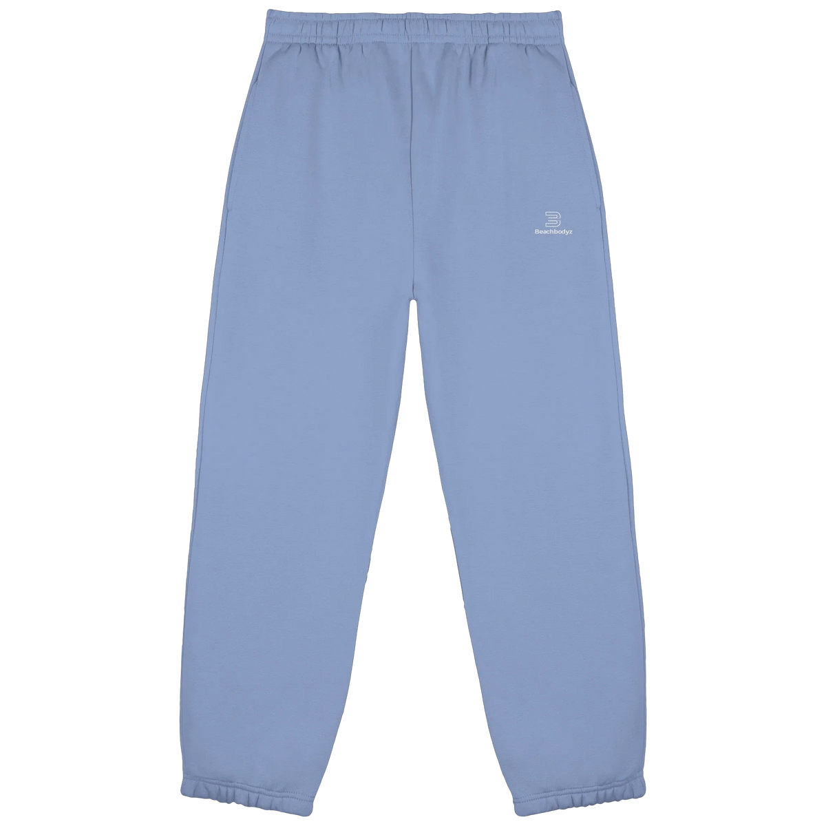 Identity Fluffy Jogginghose – weiße Stickerei