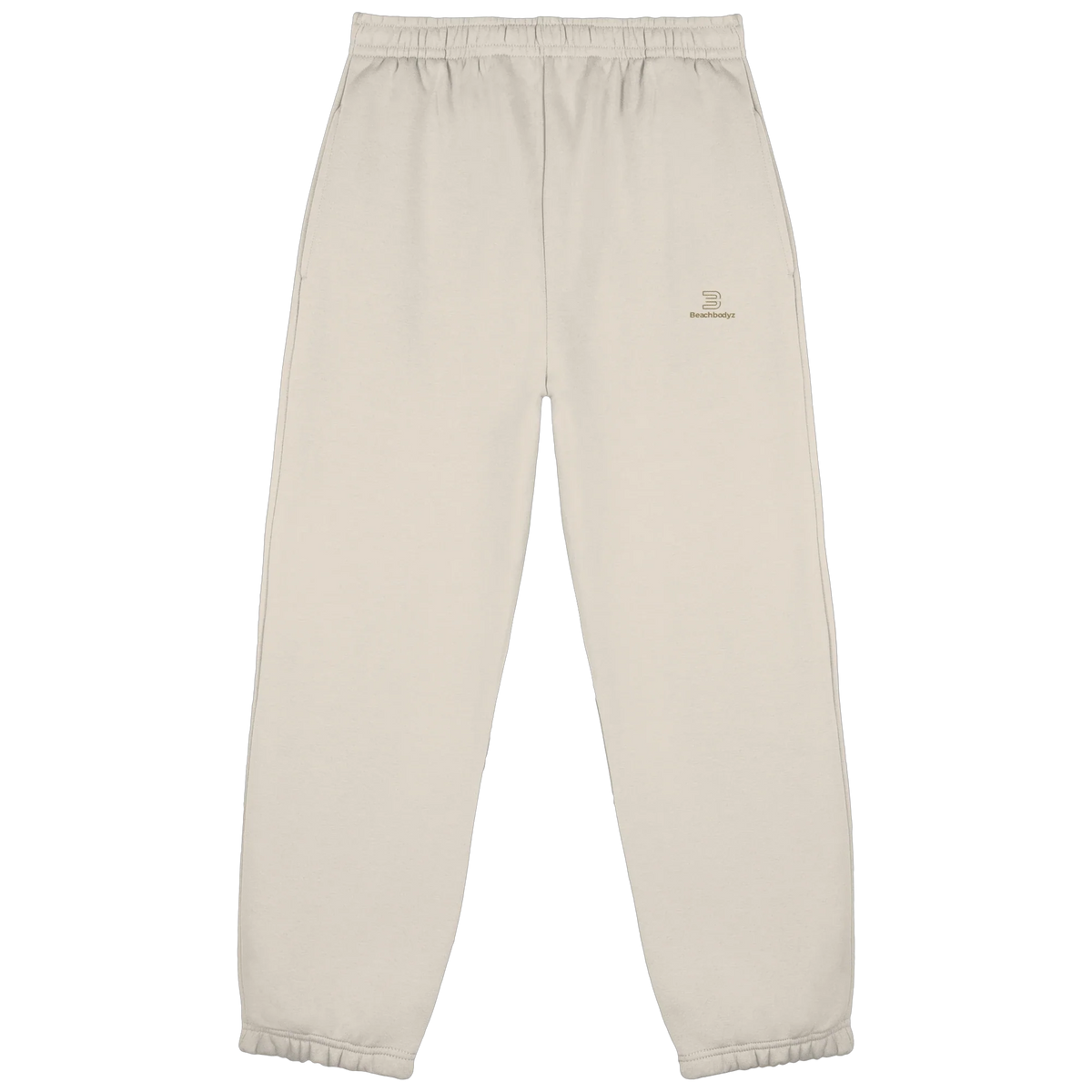 Silence Fluffy Jogginghose – goldene Stickerei