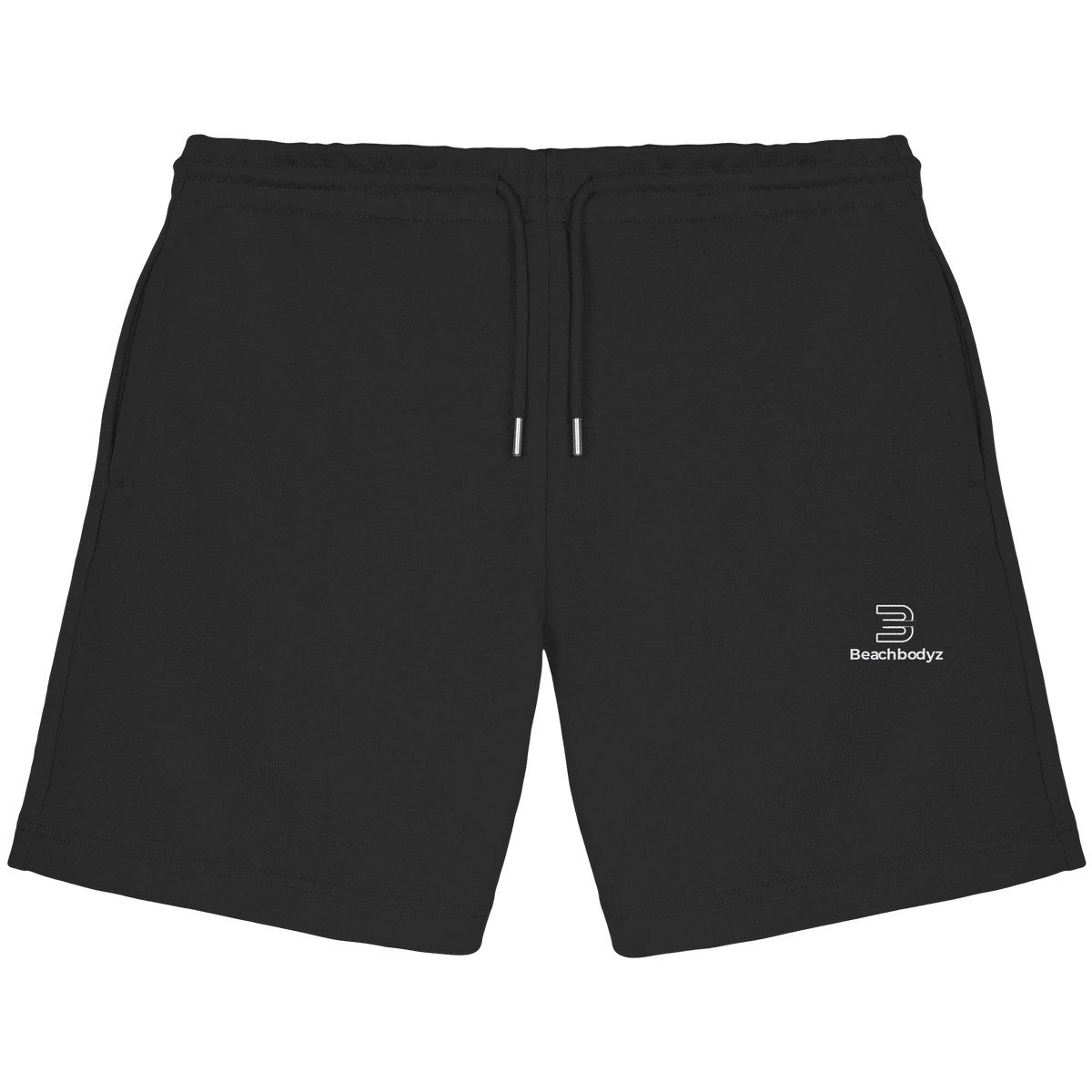 Identity Sweatshorts 300 g/m² – weiße Stickerei