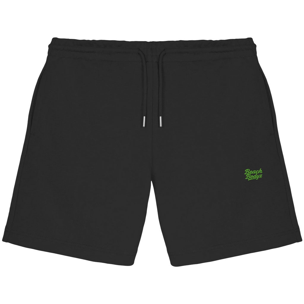 Monster Sweatshorts 300 g/m² – grüne Stickerei