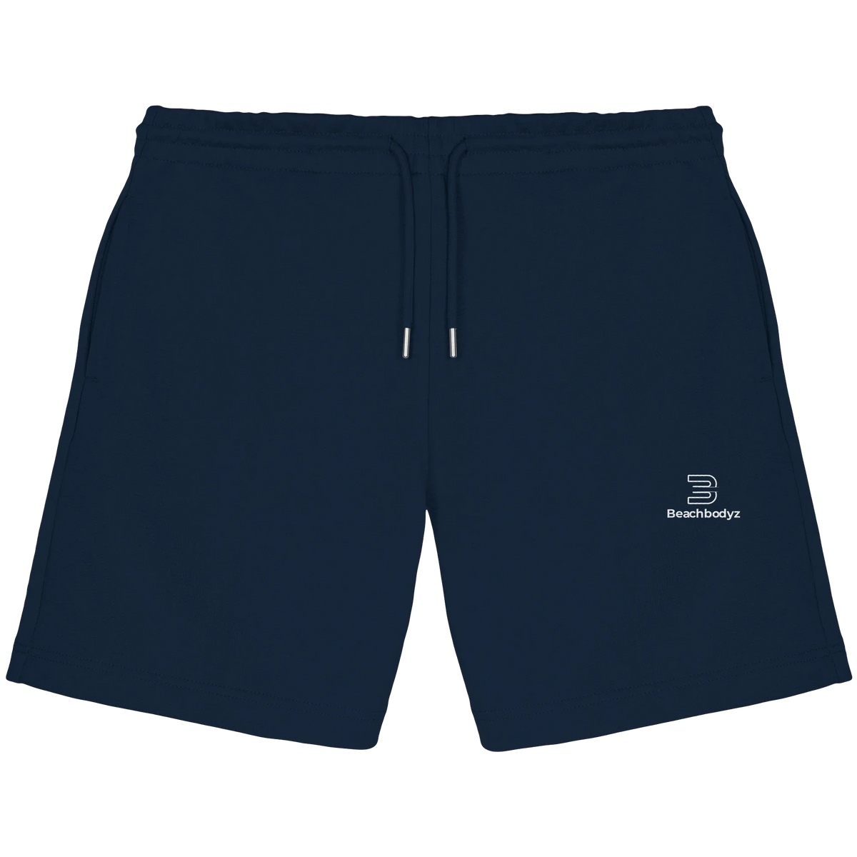 Identity Sweatshorts 300 g/m² – weiße Stickerei