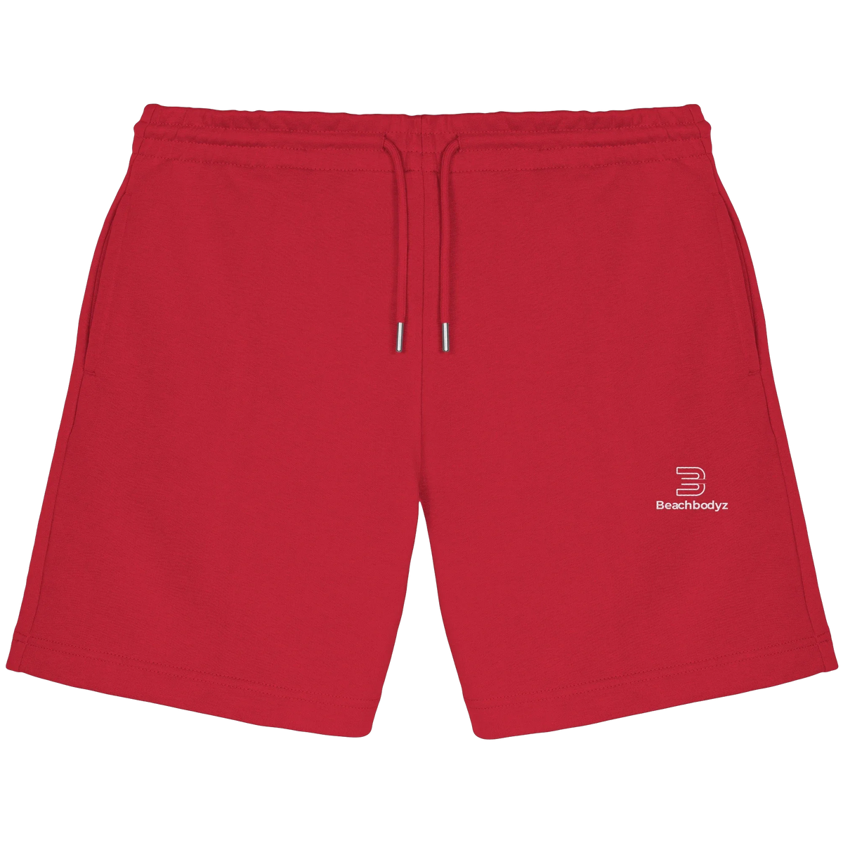 Identity Sweatshorts 300 g/m² – weiße Stickerei