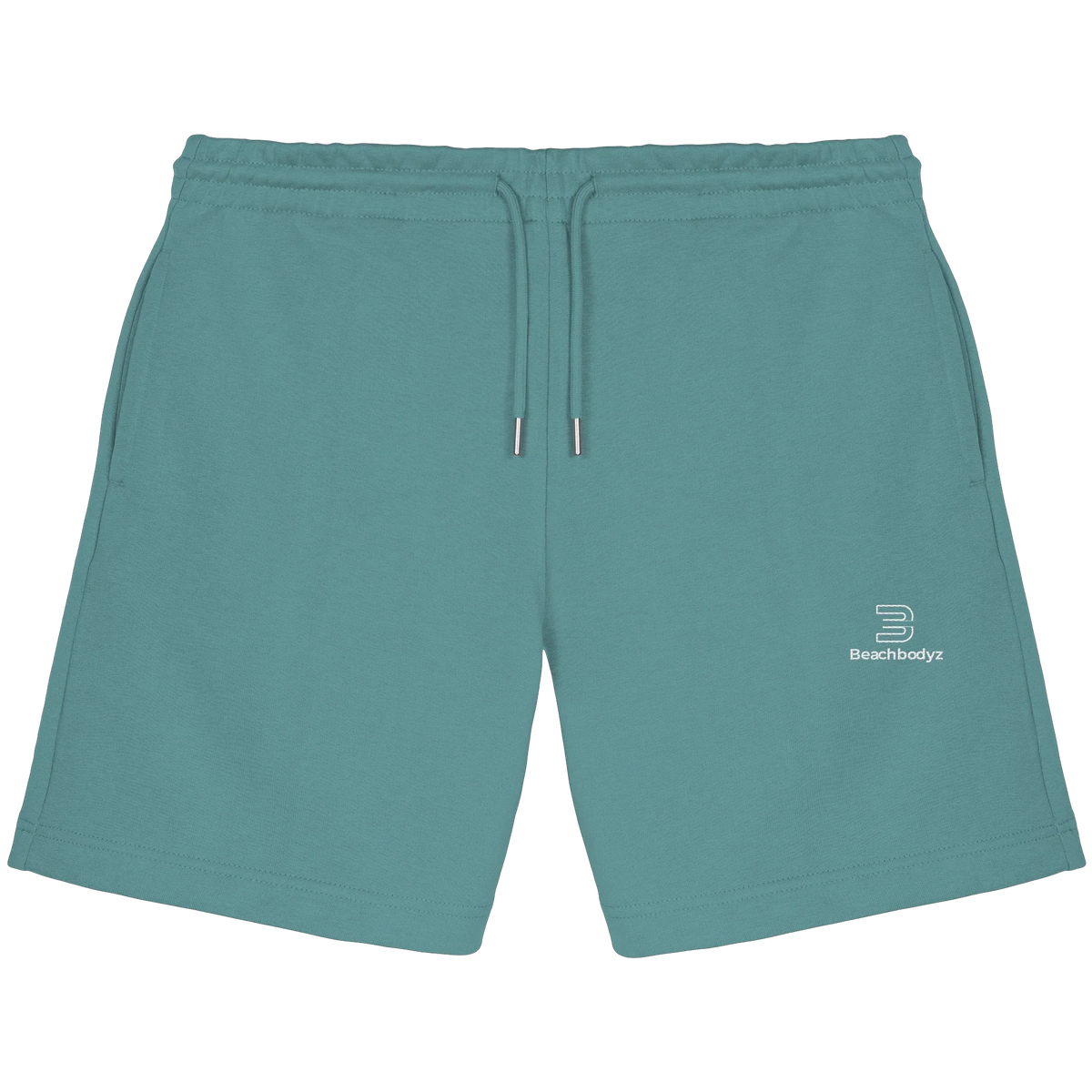 Identity Sweatshorts 300 g/m² – weiße Stickerei