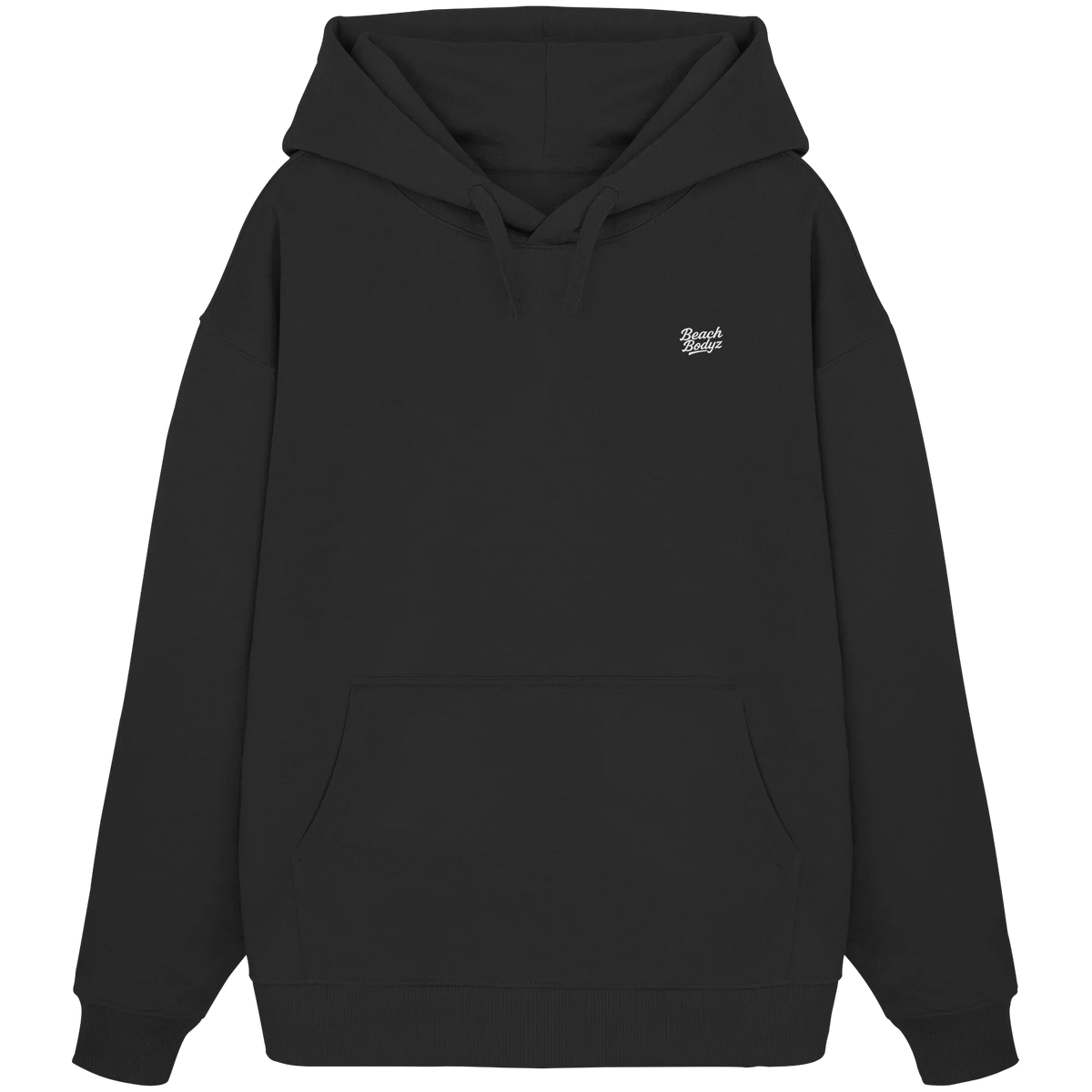 Signature Oversize Hoodie 350 g/m² – Bio-Baumwolle, weiße Stickerei