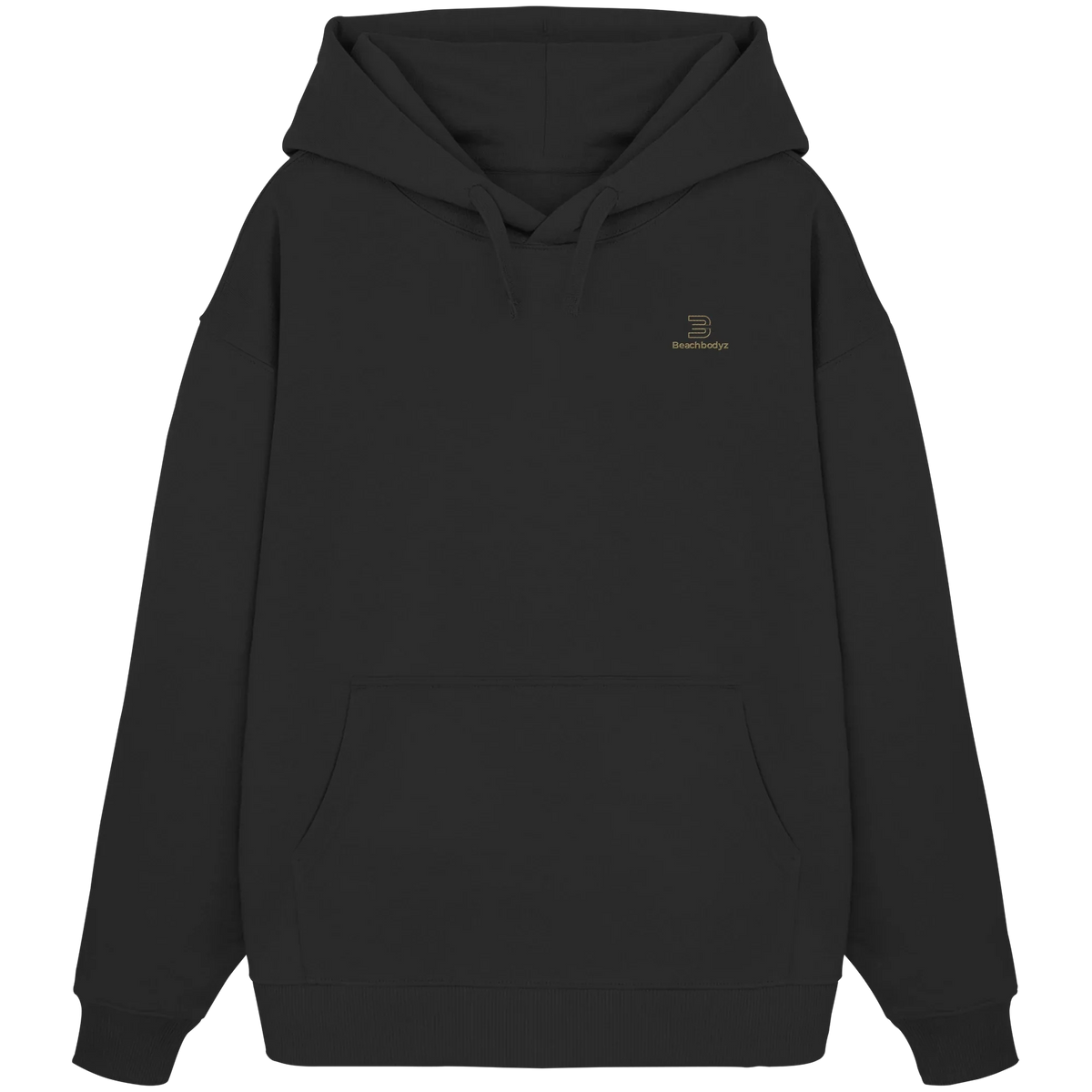 Silence Oversize Hoodie 350 g/m² – Bio-Baumwolle, goldene Stickerei