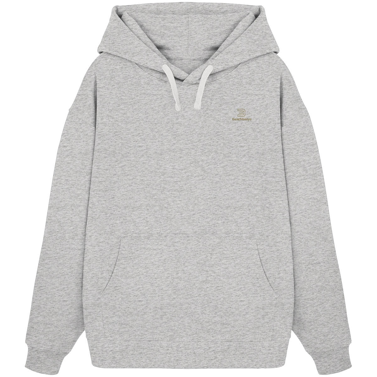Silence Oversize Hoodie 350 g/m² – Bio-Baumwolle, goldene Stickerei