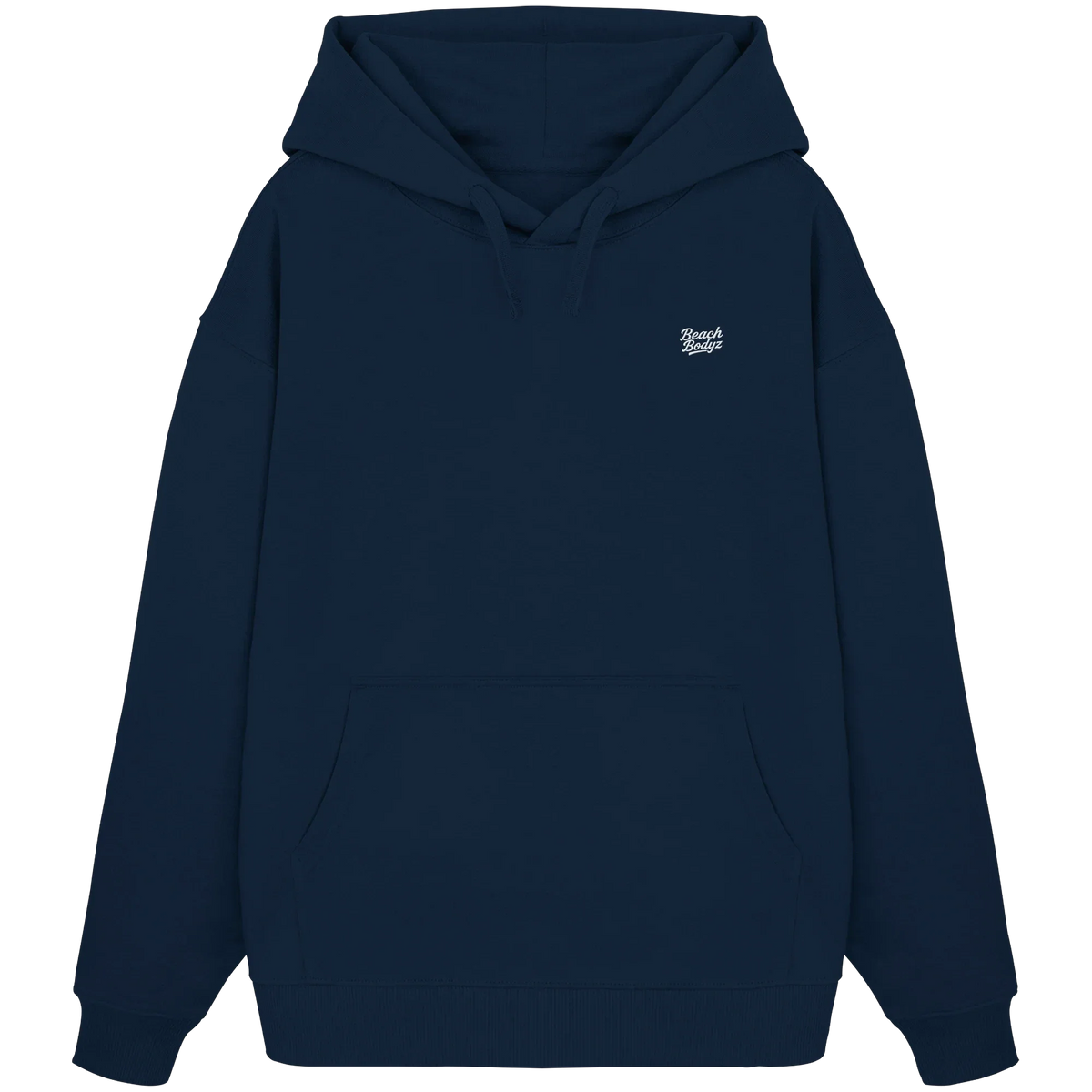Signature Oversize Hoodie 350 g/m² – Bio-Baumwolle, weiße Stickerei