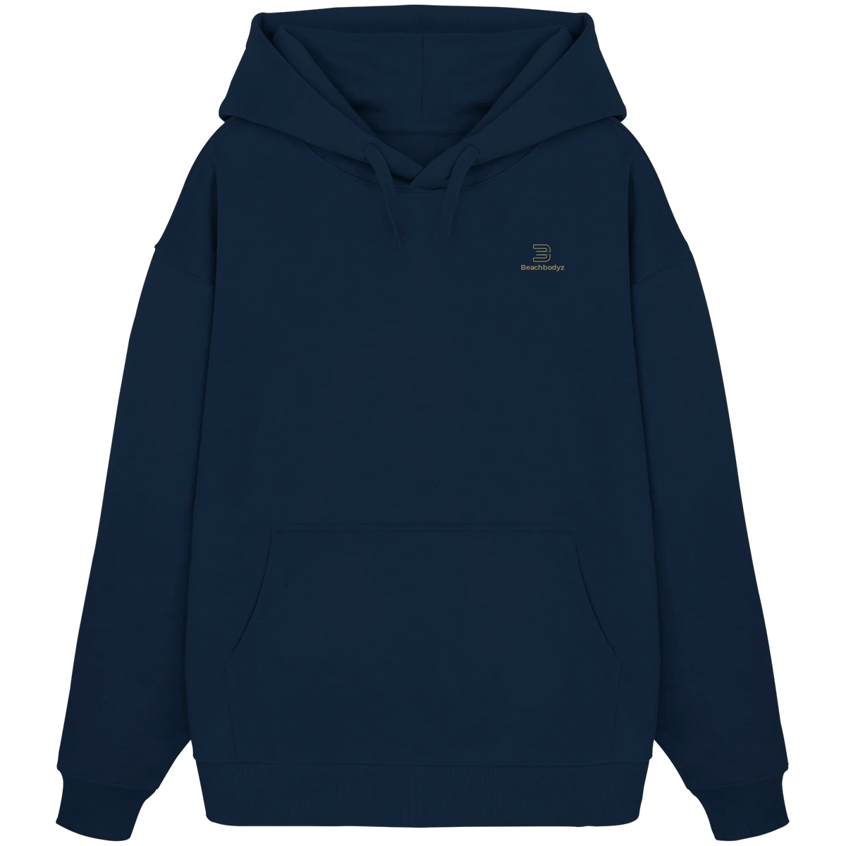 Silence Oversize Hoodie 350 g/m² – Bio-Baumwolle, goldene Stickerei