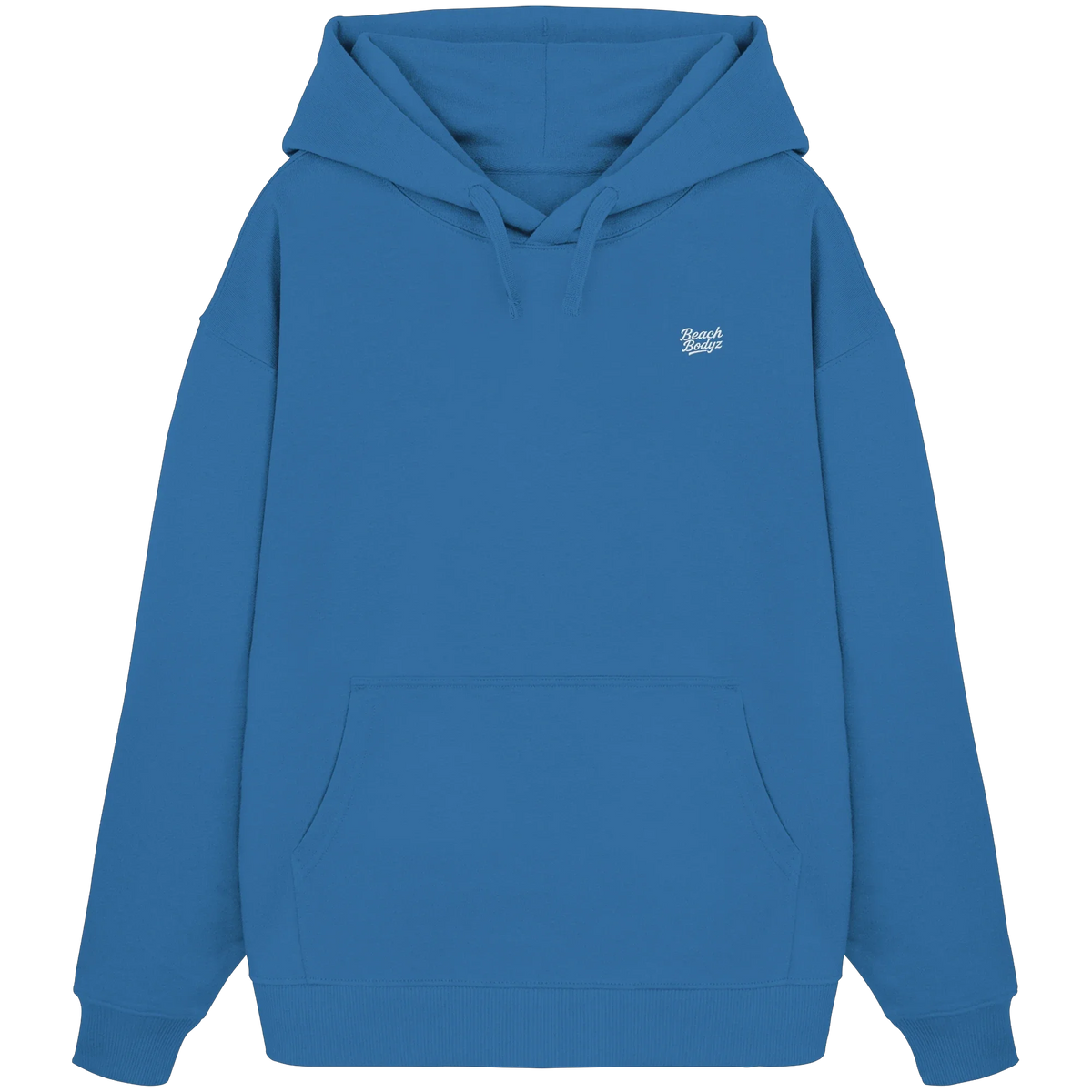Signature Oversize Hoodie 350 g/m² – Bio-Baumwolle, weiße Stickerei