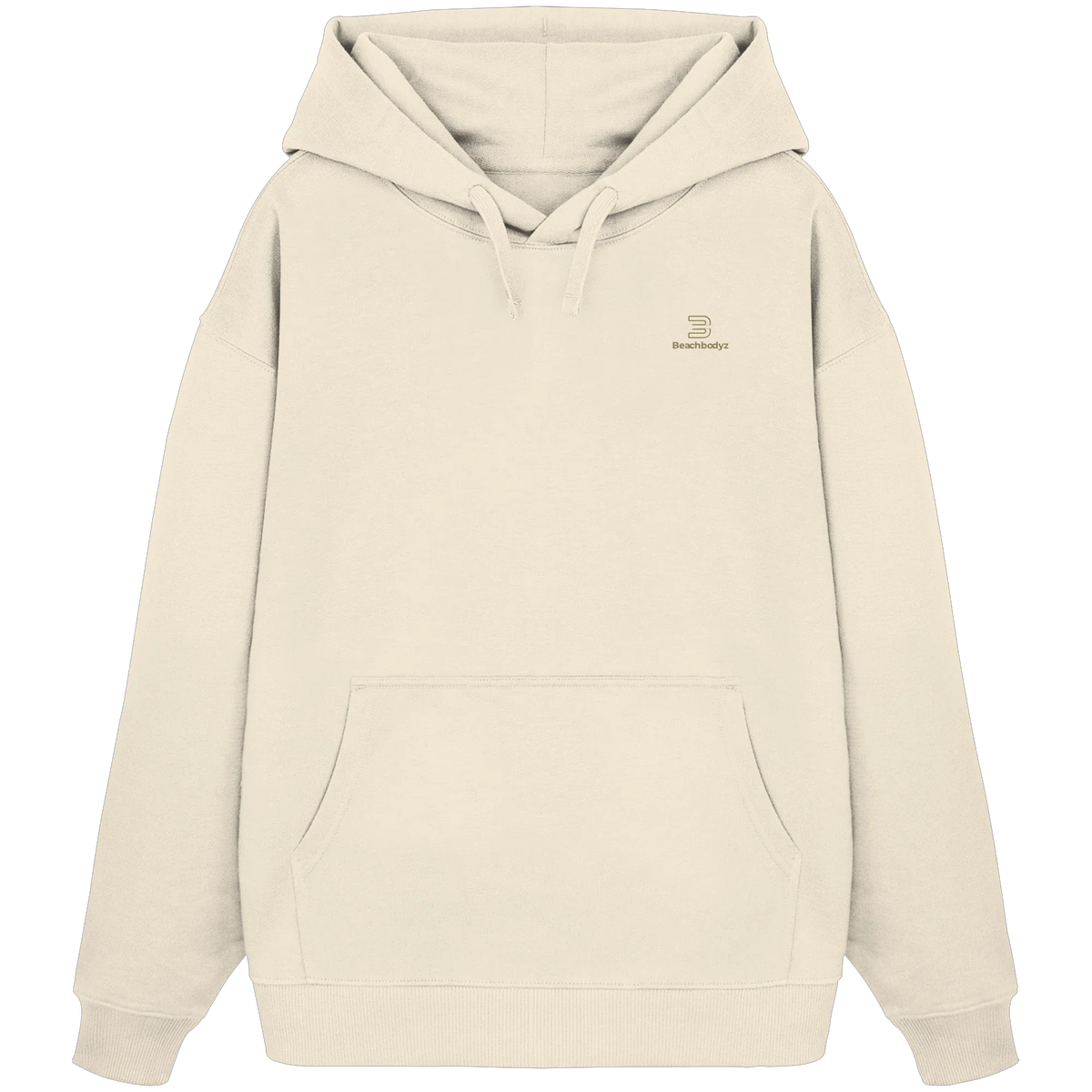 Silence Oversize Hoodie 350 g/m² – Bio-Baumwolle, goldene Stickerei