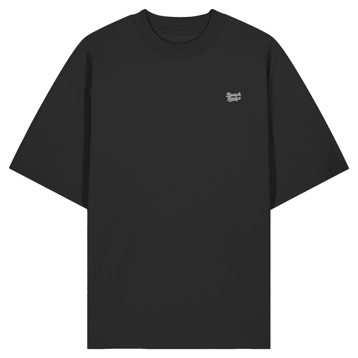 Signature Oversize T-Shirt 200 g/m² – Bio-Baumwolle, weiße Stickerei