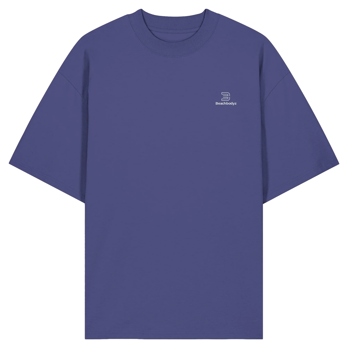 Identity Oversize T-Shirt 200 g/m² – Bio-Baumwolle, weiße Stickerei