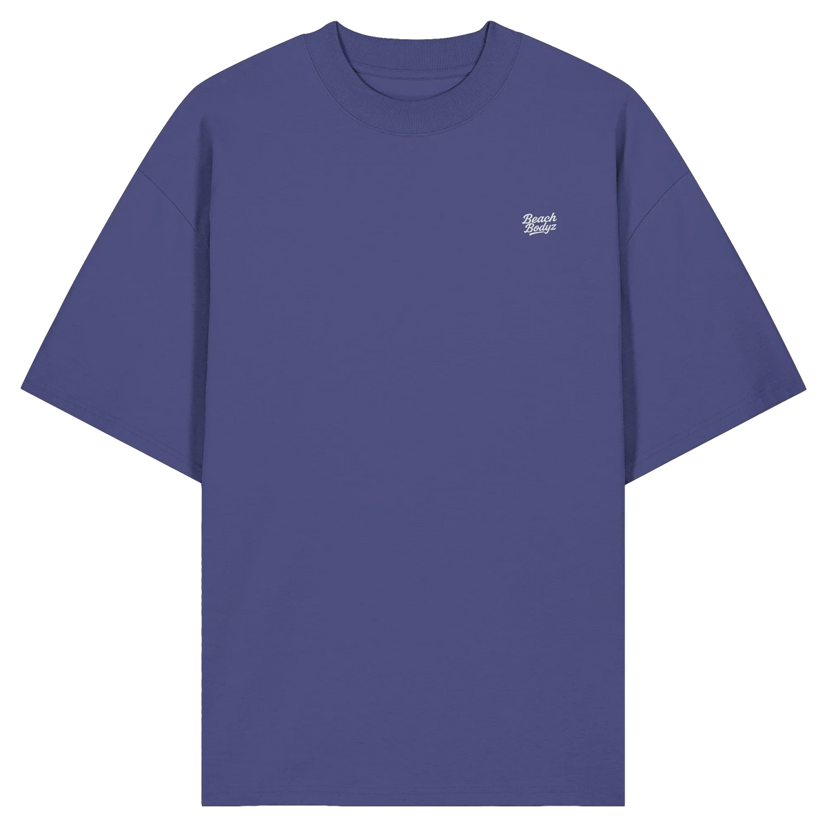 Signature Oversize T-Shirt 200 g/m² – Bio-Baumwolle, weiße Stickerei