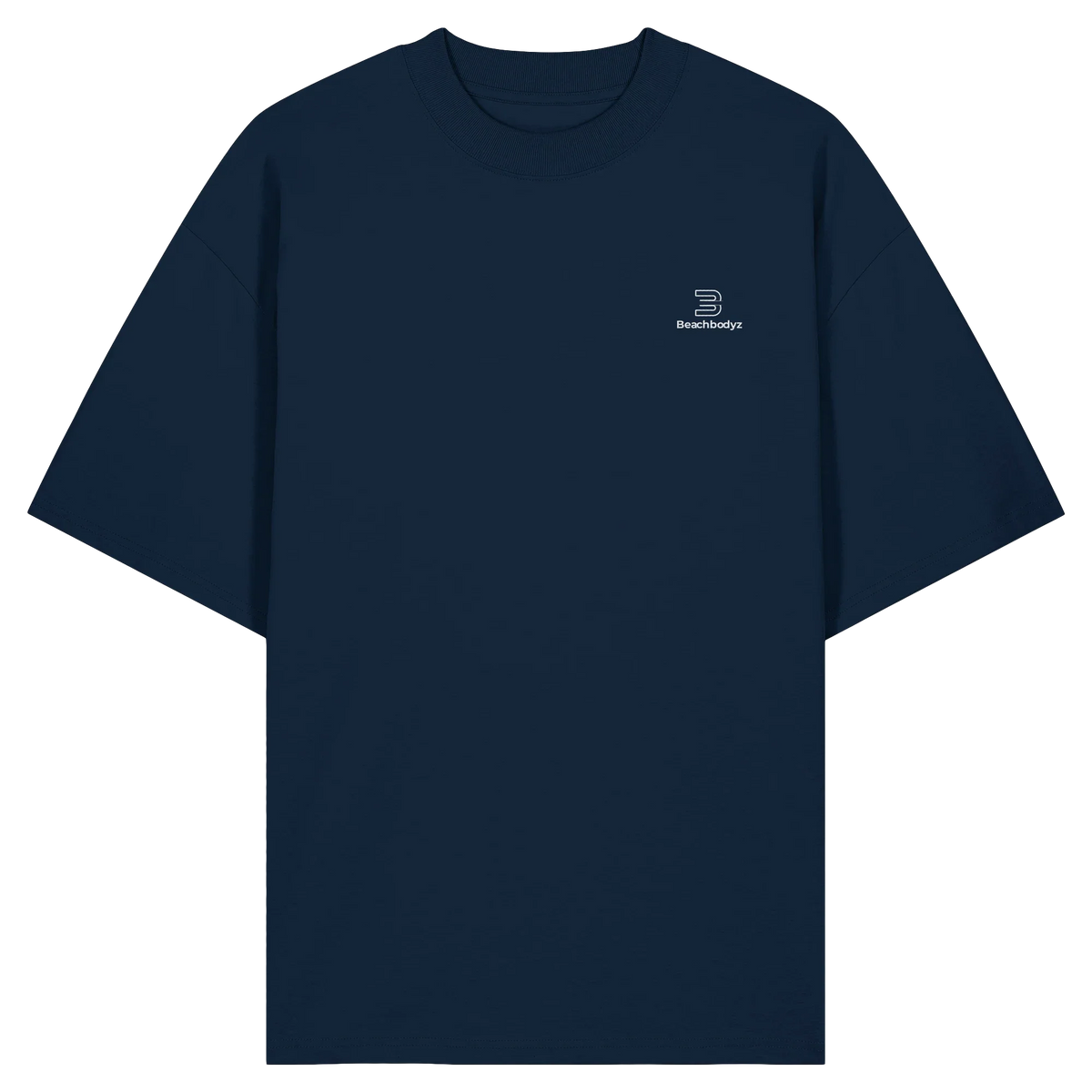 Identity Oversize T-Shirt 200 g/m² – Bio-Baumwolle, weiße Stickerei