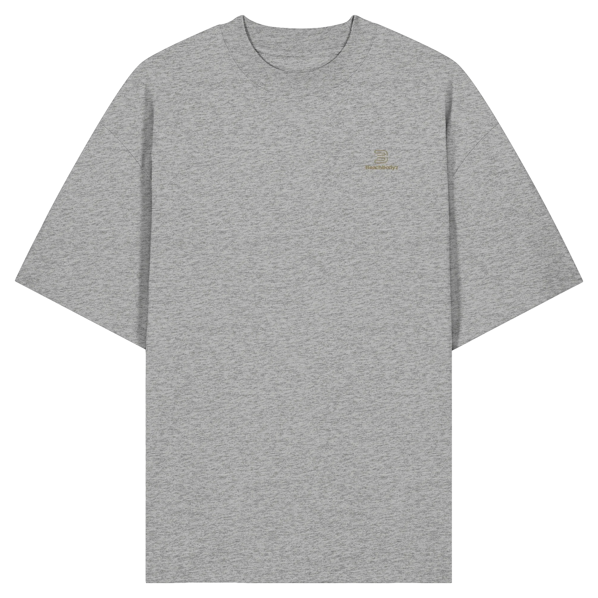 Silence Oversize T-Shirt 200 g/m² – Bio-Baumwolle, goldene Stickerei