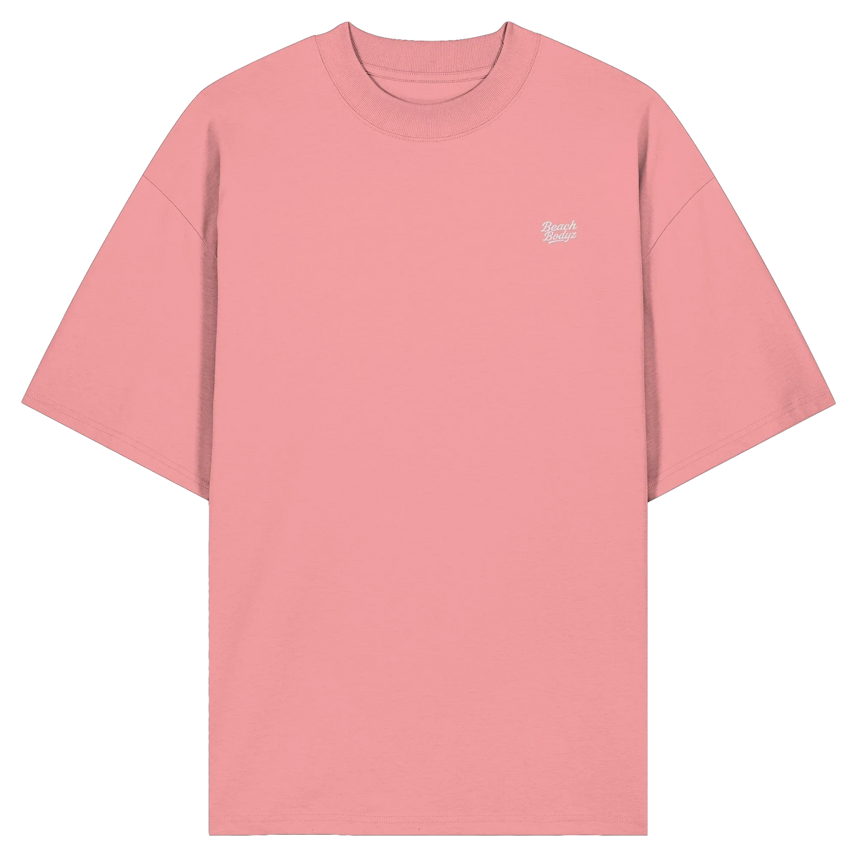 Signature Oversize T-Shirt 200 g/m² – Bio-Baumwolle, weiße Stickerei