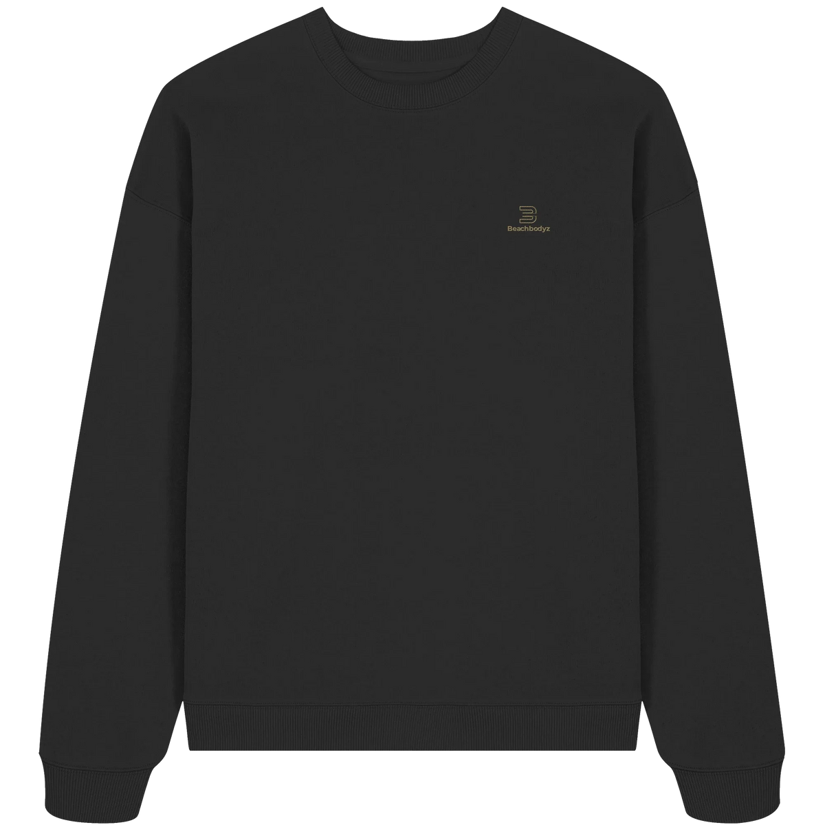 Silence Oversize Sweatshirt 350 g/m² – Bio-Baumwolle, goldene Stickerei