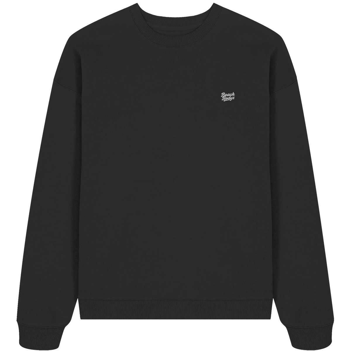 Signature Oversize Sweatshirt 350 g/m² – Bio-Baumwolle, weiße Stickerei