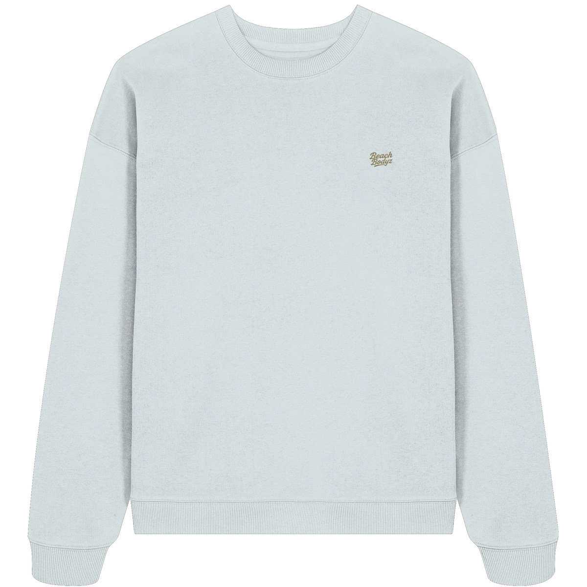 Authentic Oversize Sweatshirt 350 g/m² – Bio-Baumwolle, goldene Stickerei