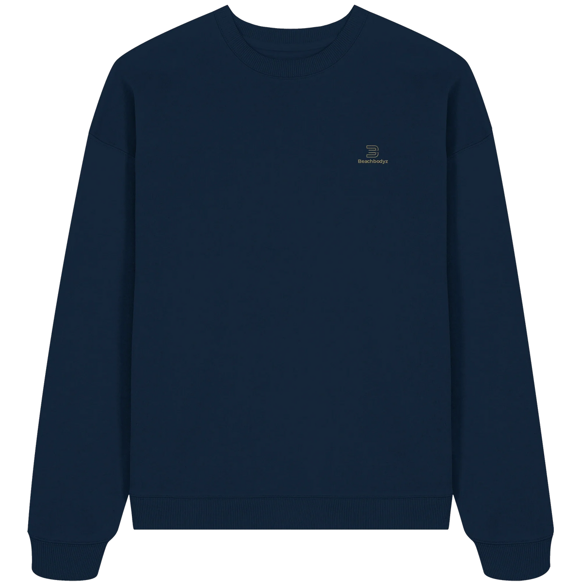 Silence Oversize Sweatshirt 350 g/m² – Bio-Baumwolle, goldene Stickerei