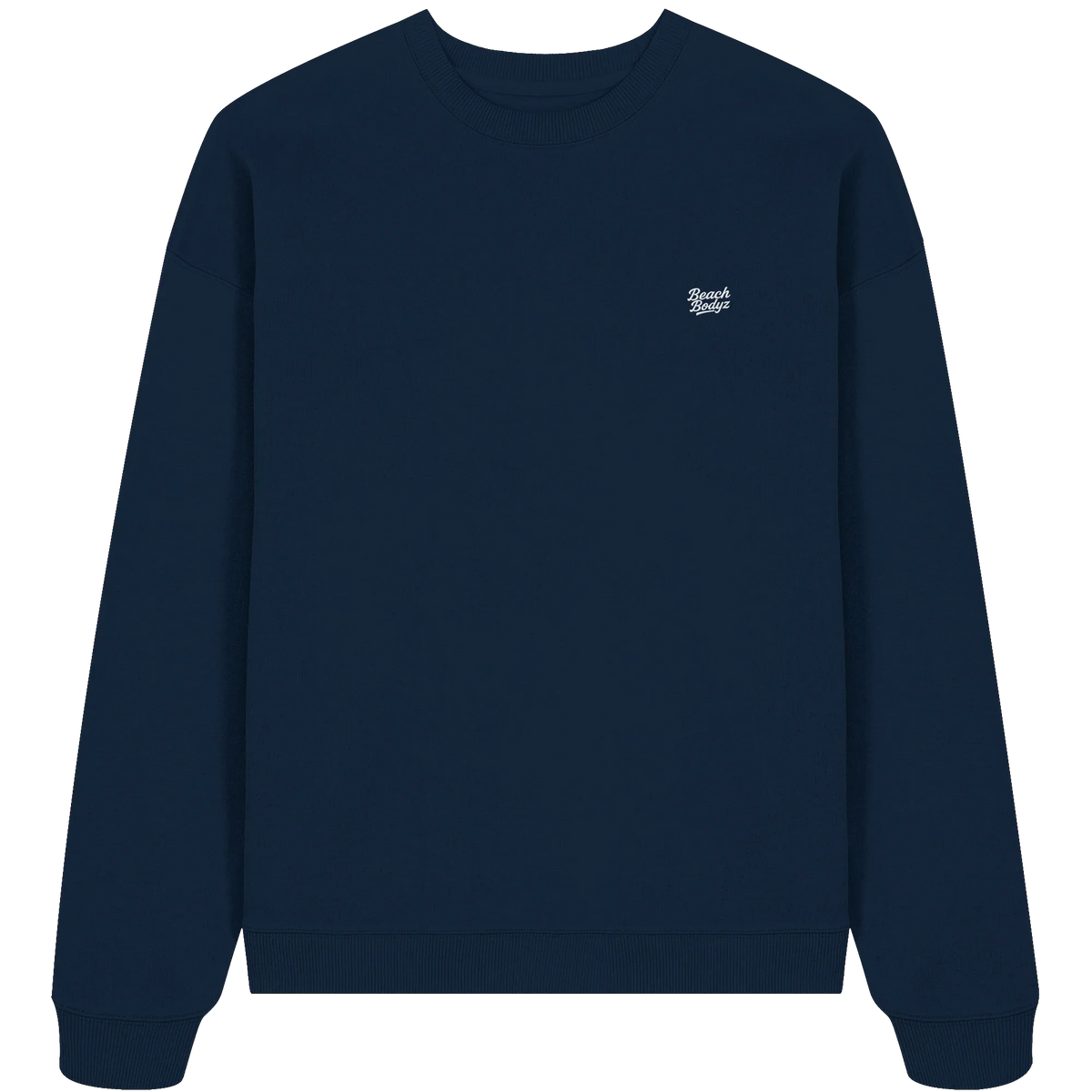 Signature Oversize Sweatshirt 350 g/m² – Bio-Baumwolle, weiße Stickerei