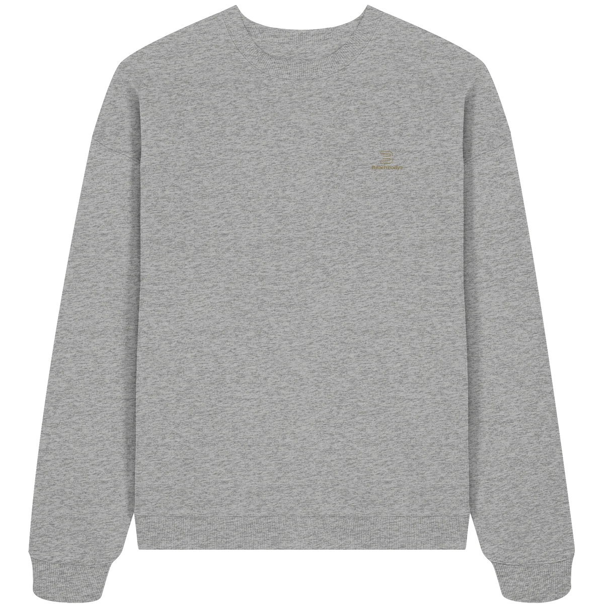 Silence Oversize Sweatshirt 350 g/m² – Bio-Baumwolle, goldene Stickerei
