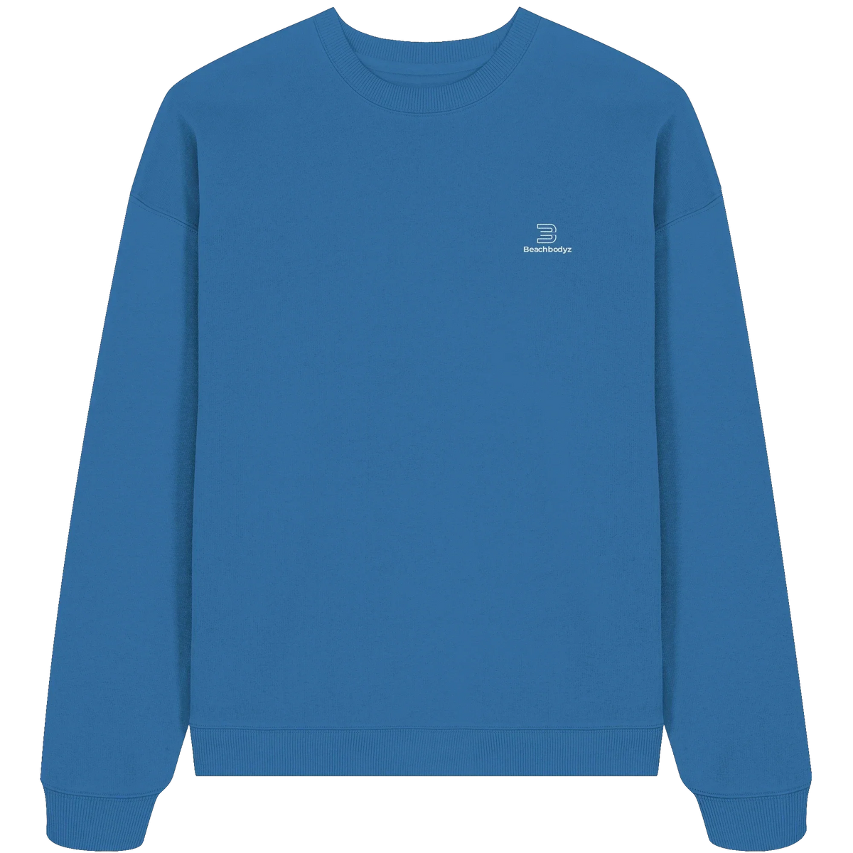 Identity Oversize Sweatshirt 350 g/m² – Bio-Baumwolle, weiße Stickerei