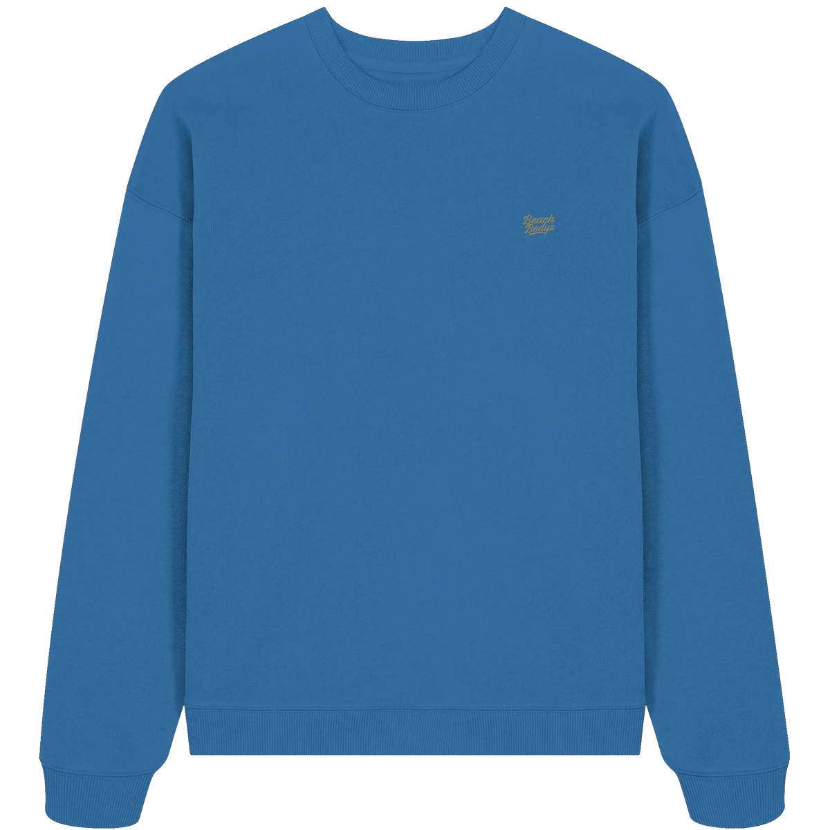 Authentic Oversize Sweatshirt 350 g/m² – Bio-Baumwolle, goldene Stickerei